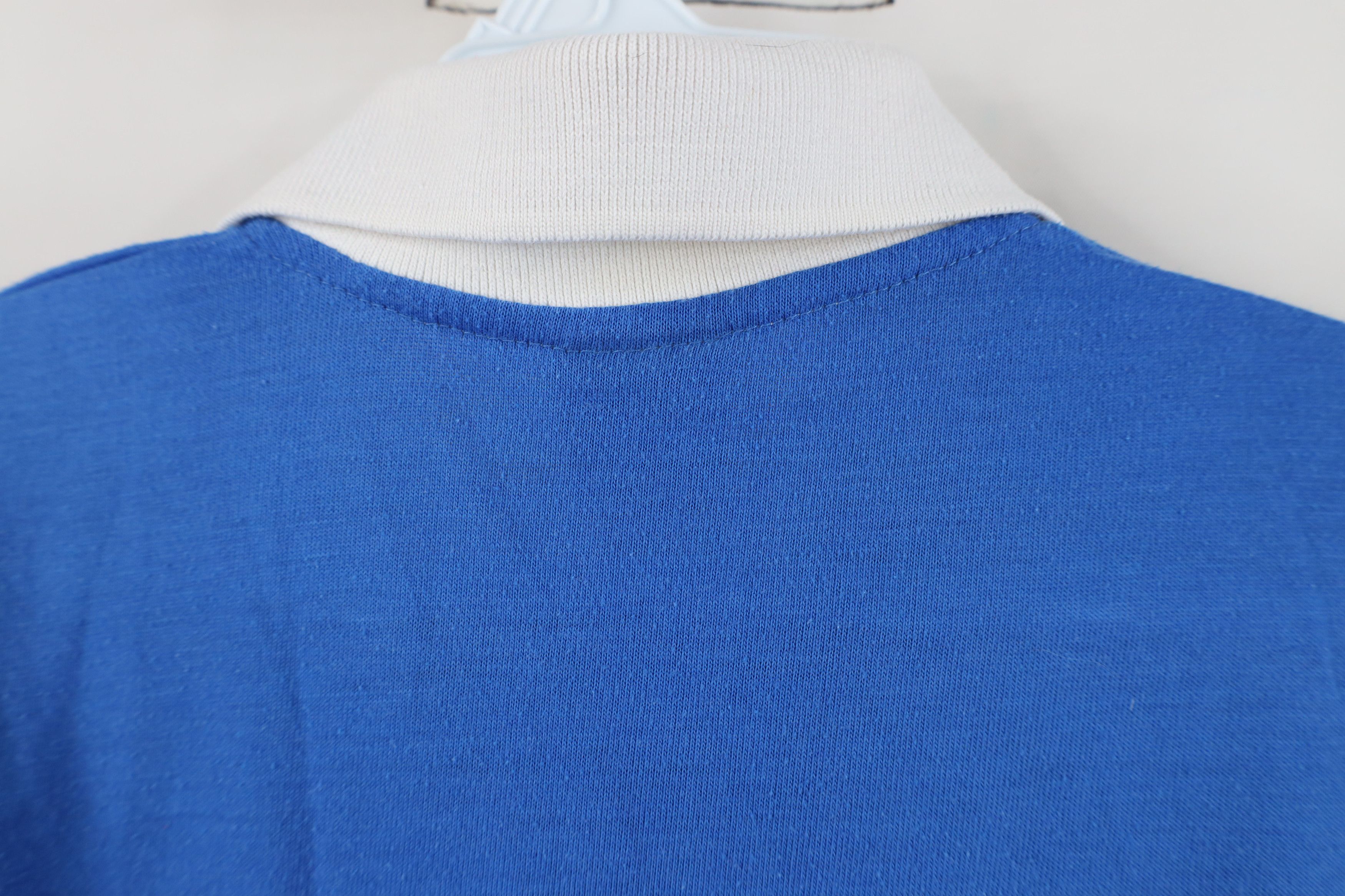 Puma Vintage 80s 90s Puma Sports Collared Rugby Polo Shirt Blue Size US M / EU 48-50 / 2 - 11 Thumbnail
