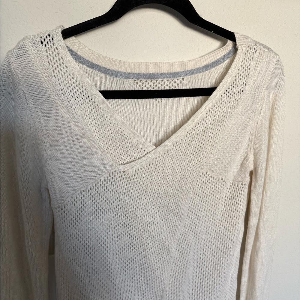 Lululemon Lululemon Sunset Savasana Pullover II Heathered White size 4 Size S / US 4 / IT 40 - 7 Thumbnail