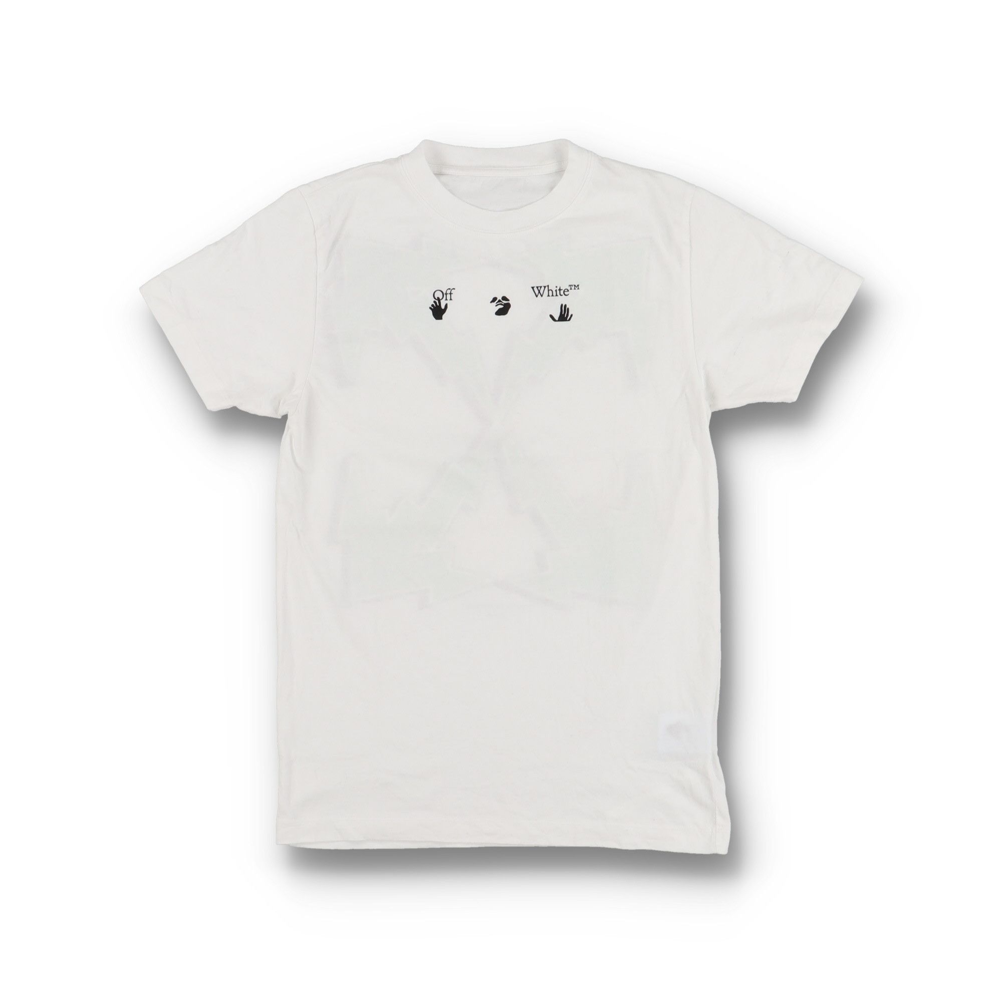 Off-White White Lighting Bolt Arrows Logo T-Shirt Size XS / US 0-2 / IT 36-38 - 6 Thumbnail