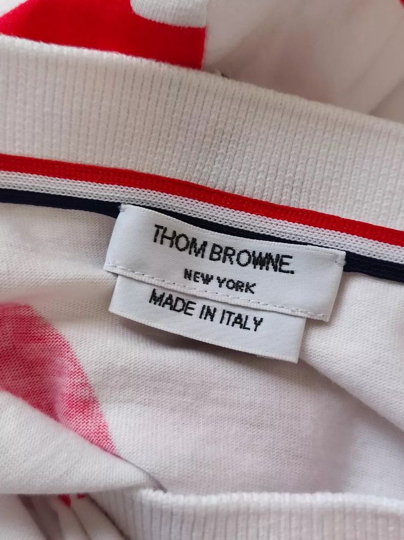 Thom Browne Thom Browne Dolphin print short sleeves Size US L / EU 52-54 / 3 - 3 Thumbnail