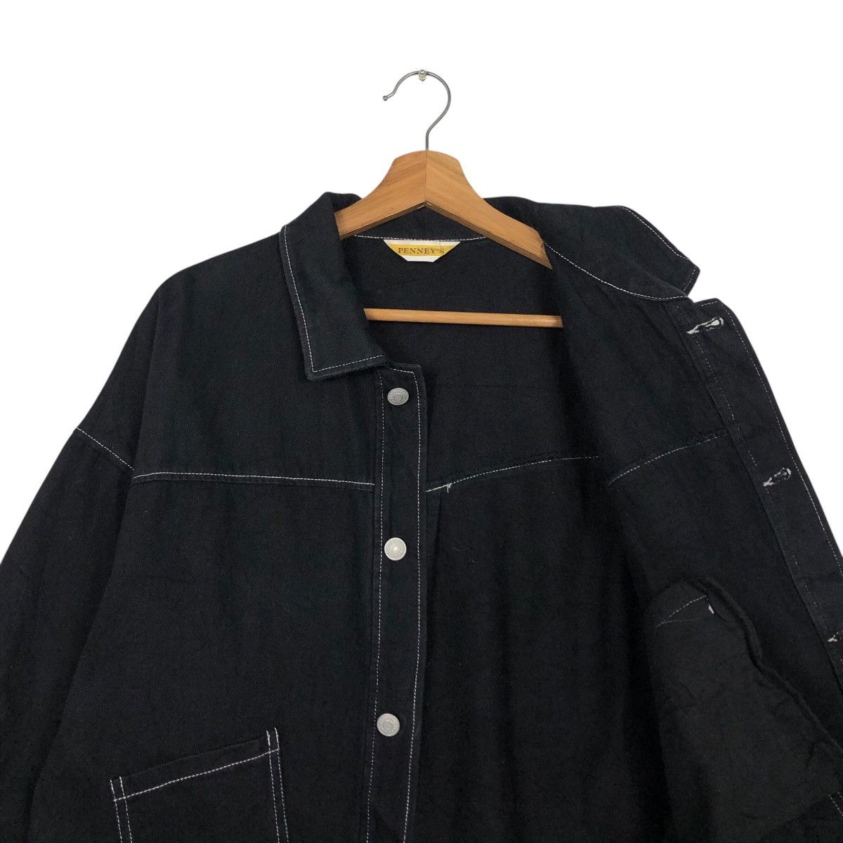 Japanese Brand 📌Vintage Biker Jacket Trucker Penny's Issey Miyake Size US M / EU 48-50 / 2 - 13 Thumbnail