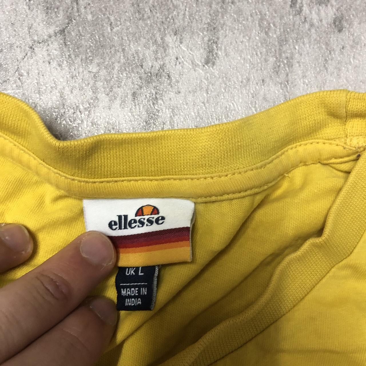 Ellesse Yellow Ellesse vintage t-shirt Size US L / EU 52-54 / 3 - 3 Thumbnail