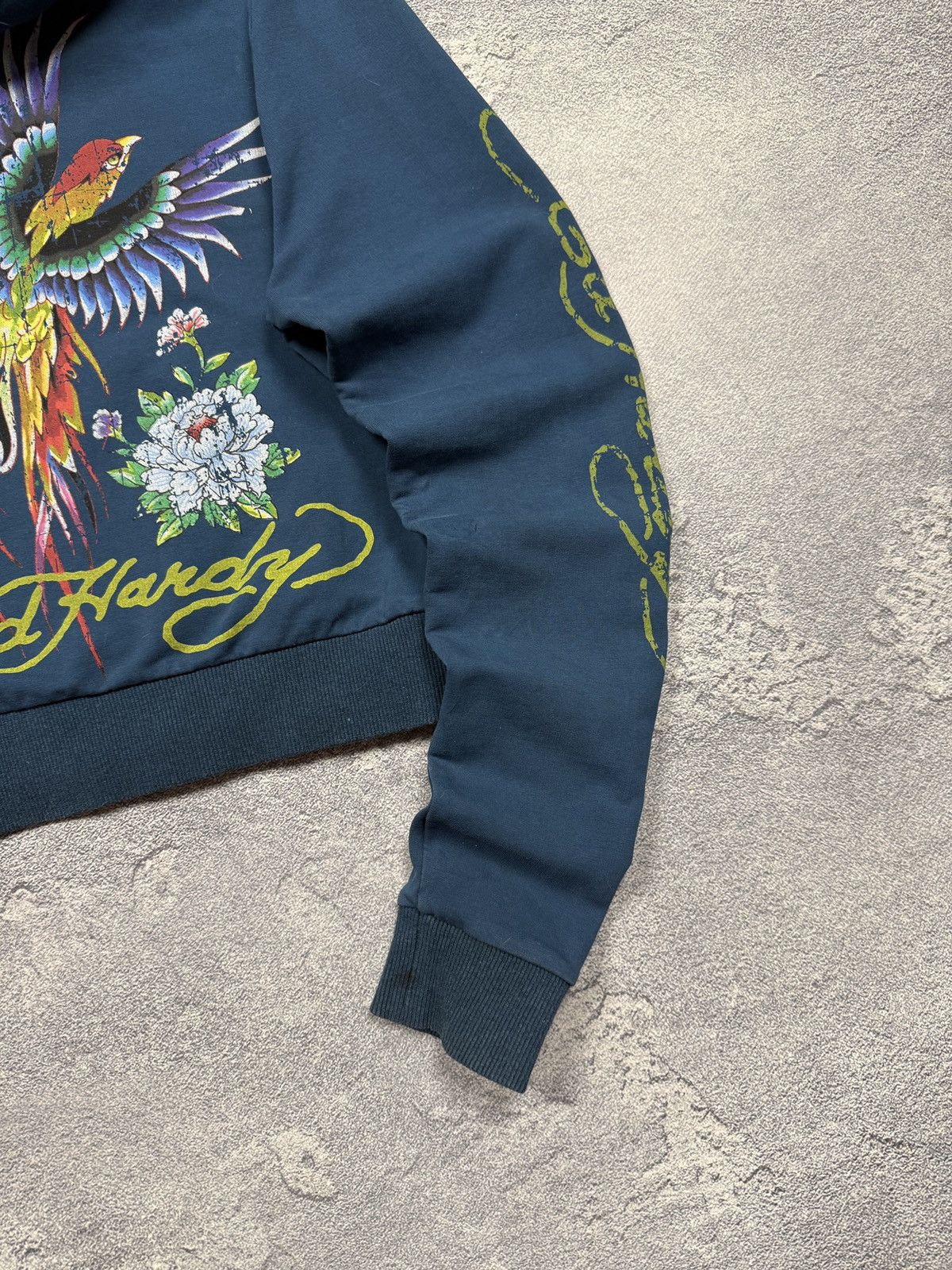 Ed Hardy Vintage Y2K Ed Hardy Flower Print Track Suit Size L / US 10 / IT 46 - 8 Thumbnail