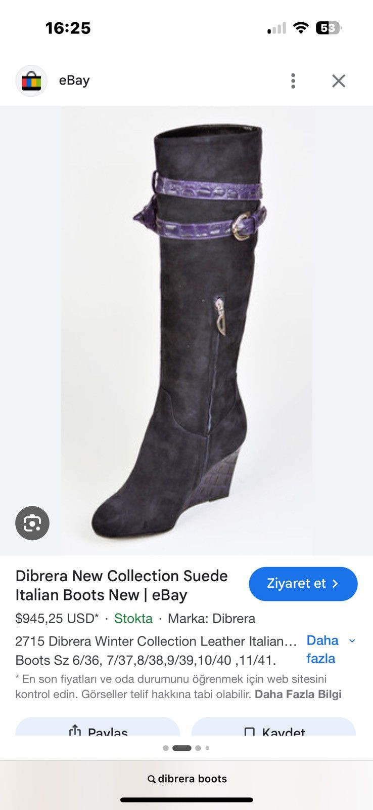 Vintage Dibrera boots Size US 4.5 / IT 34.5 - 4 Thumbnail