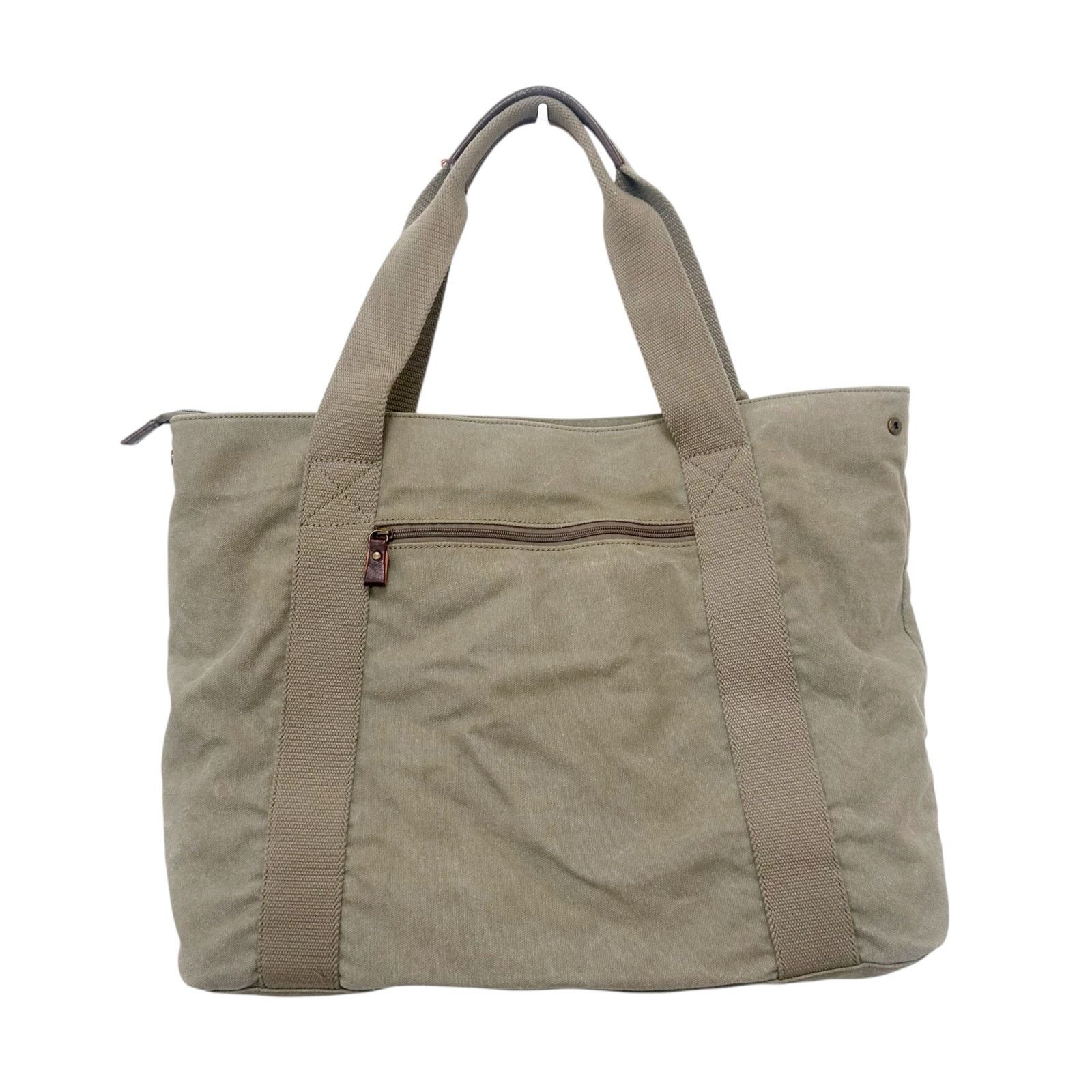 Other Troop London Green Canvas Tote Shoulder Bag Size ONE SIZE - 5 Thumbnail
