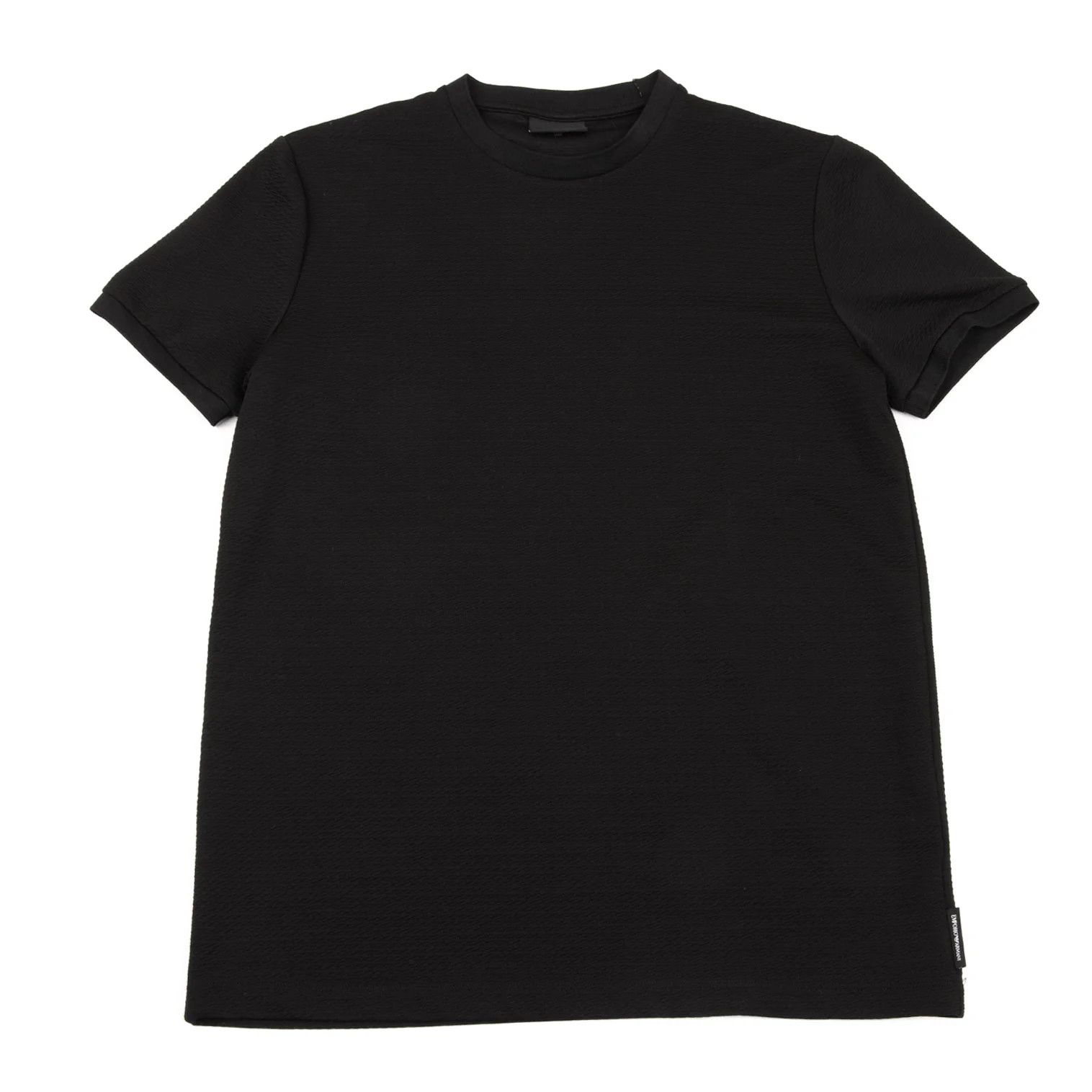 Emporio Armani Design Woven T-shirt in Black Size L Size US L / EU 52-54 / 3 - 1 Thumbnail