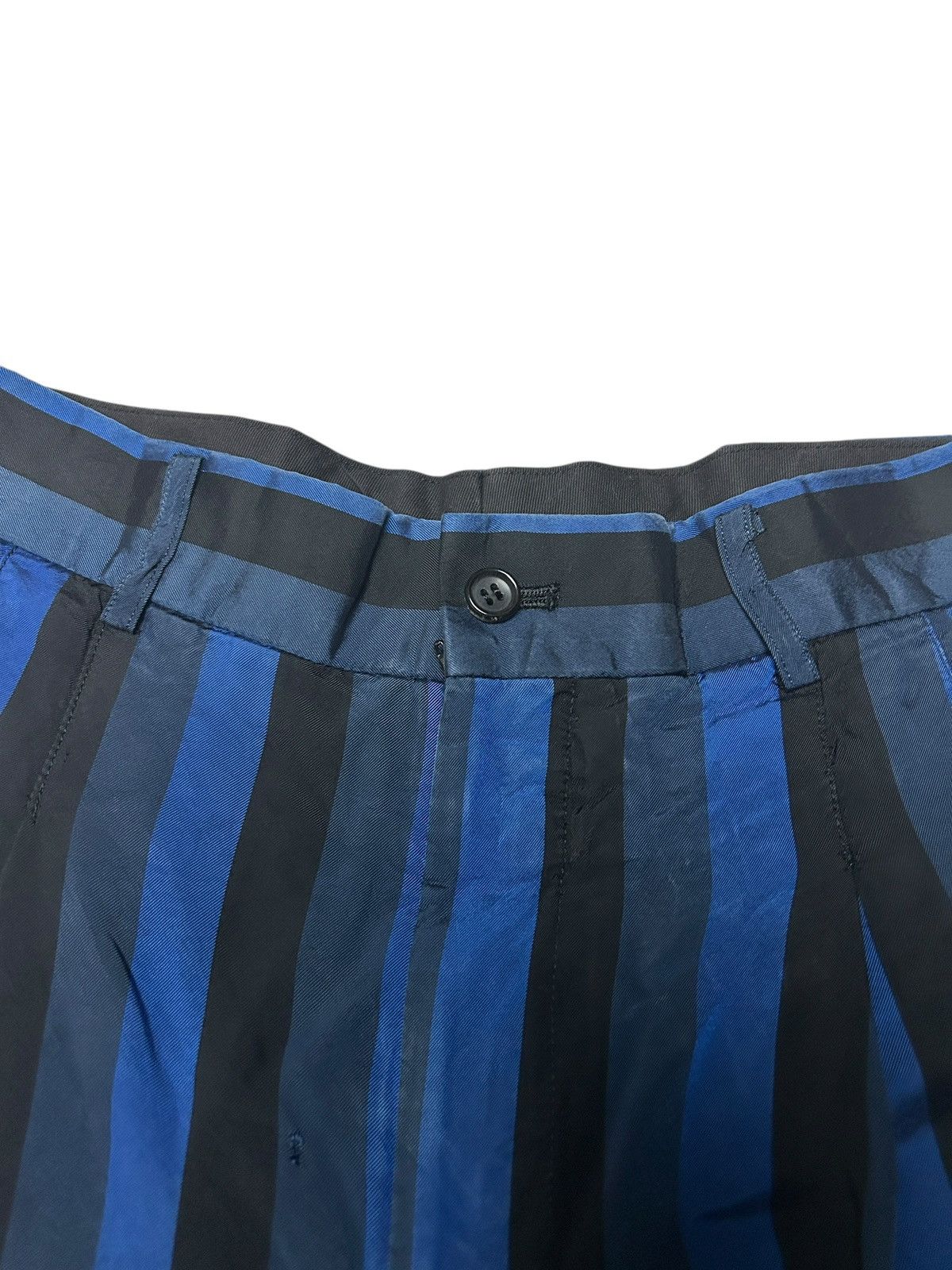JOHN LAWRENCE SULLIVAN Stripe Pleated Trousers Size US 28 / EU 44 - 4 Thumbnail