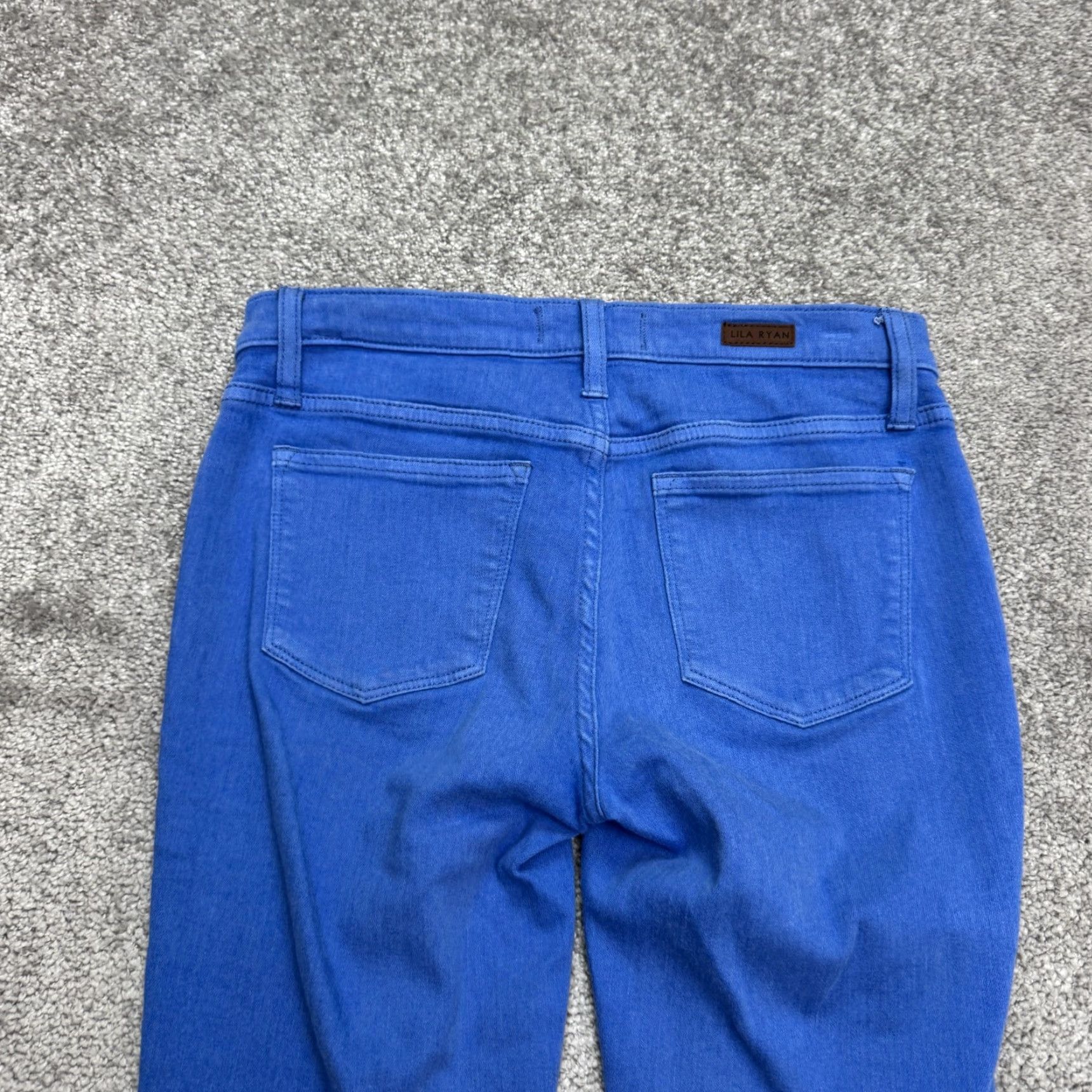 Denime Lila Ryan Jeans Womens Skinny Denim 25 28x28 Blue Mid Rise Stretch City Streetwear Vintage No (Updated) Size 42" / US 20 - 5 Thumbnail