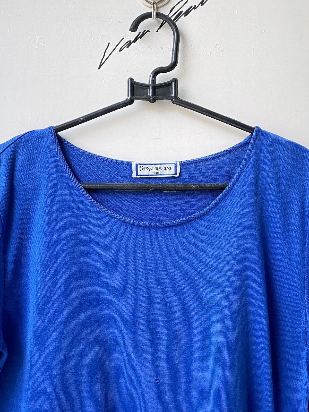 Yves Saint Laurent YSL Yves Saint Laurent tricots Tipped Knit T-shirt Size US XS / EU 42 / 0 - 12 Thumbnail