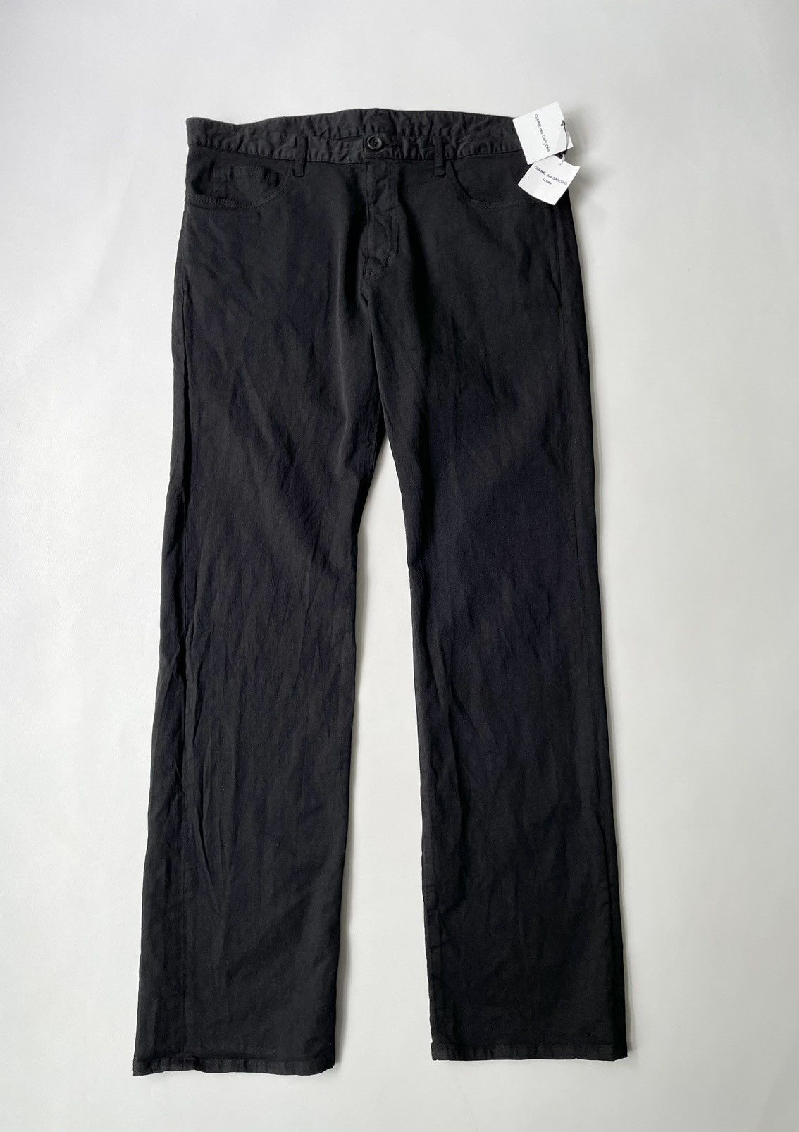 Comme des Garcons A/W 05 Black Tech Twill Trousers Size US 36 / EU 52 - 2 Thumbnail