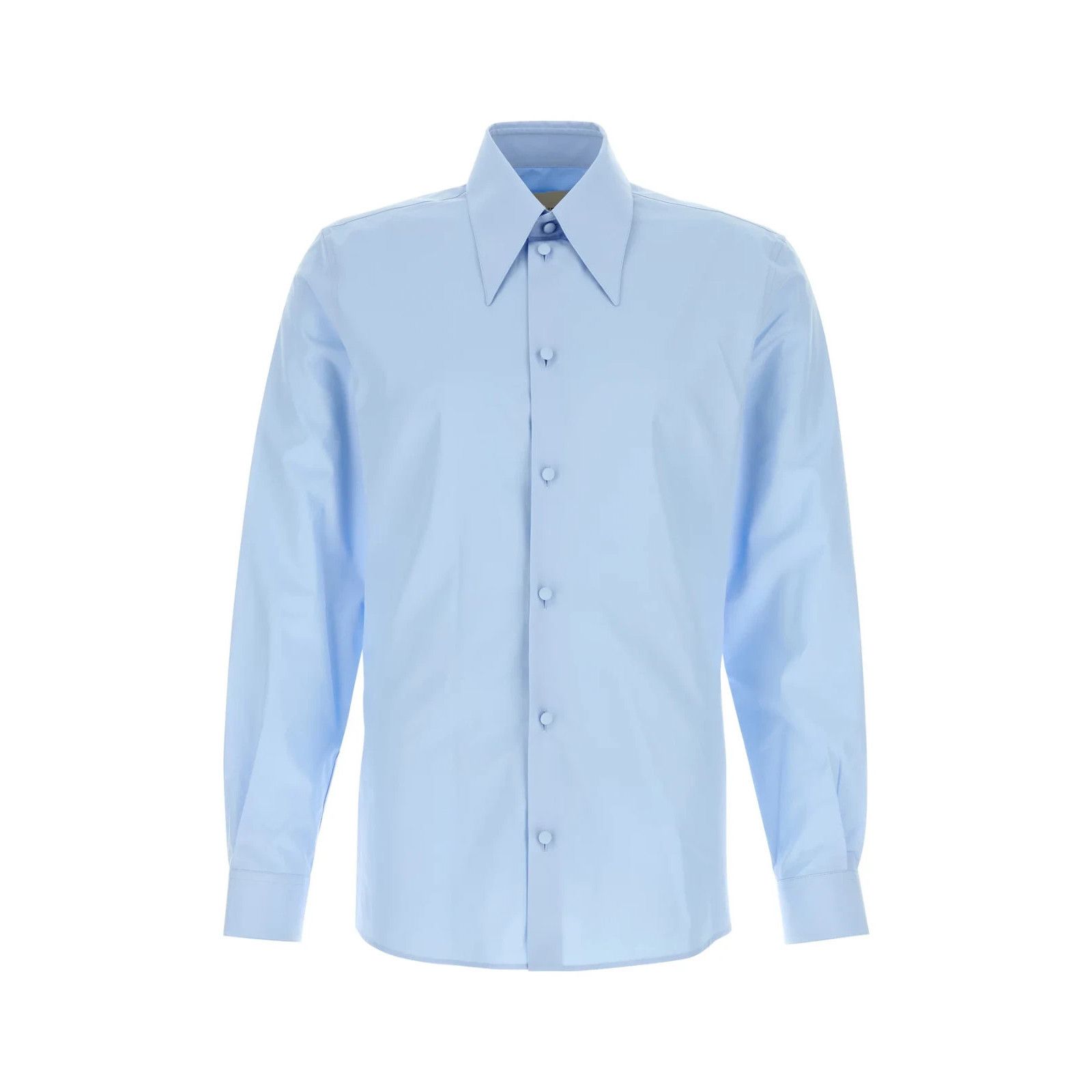 VALENTINO Light Blue Poplin Shirt New And Authentic (Men's s