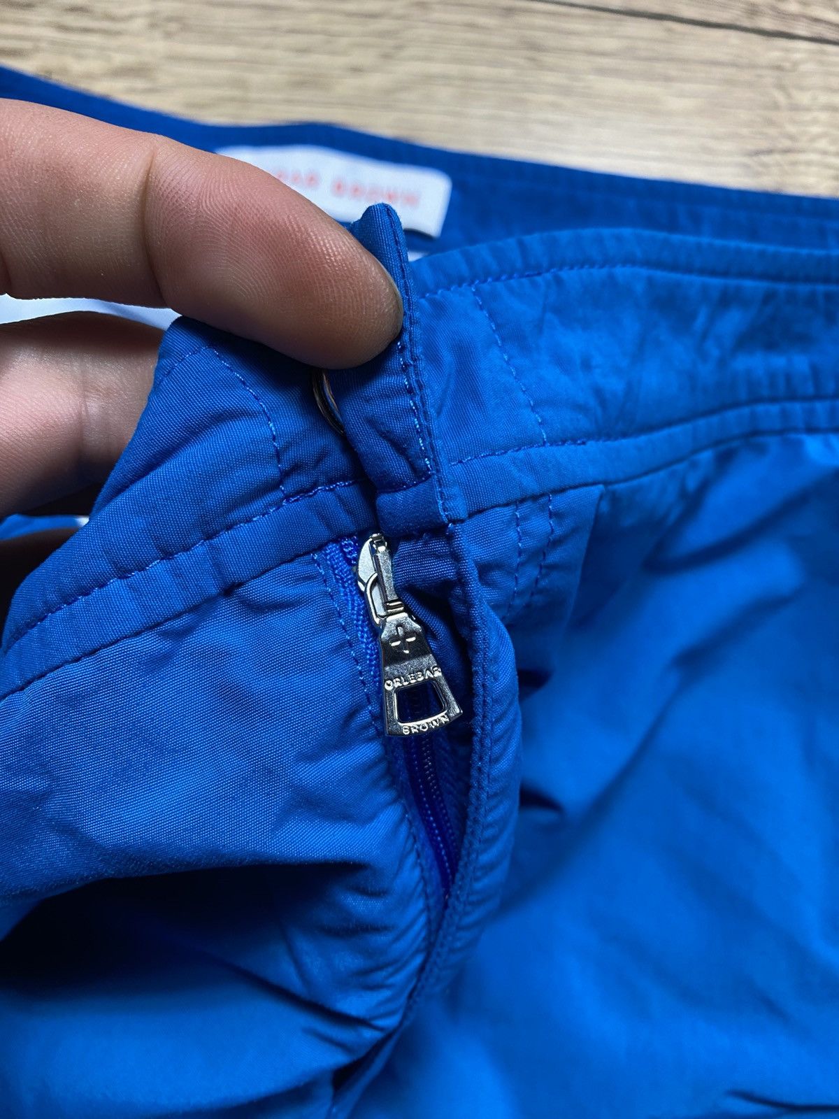 Orlebar Brown Orlebar Brown Men’s Bulldog Swim Trunks Mid-Length Blue 36 Size US 36 / EU 52 - 5 Thumbnail