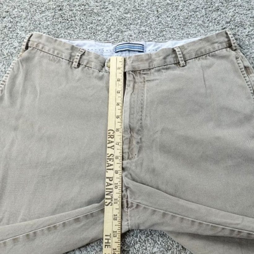 Peter Millar Peter Millar Pants Mens 36X28 Gray Pima Chino Trouser Straight Flat Front Golf Pants Mens Regular Gray Chino Golf Mens Size US 36 / EU 52 - 4 Thumbnail