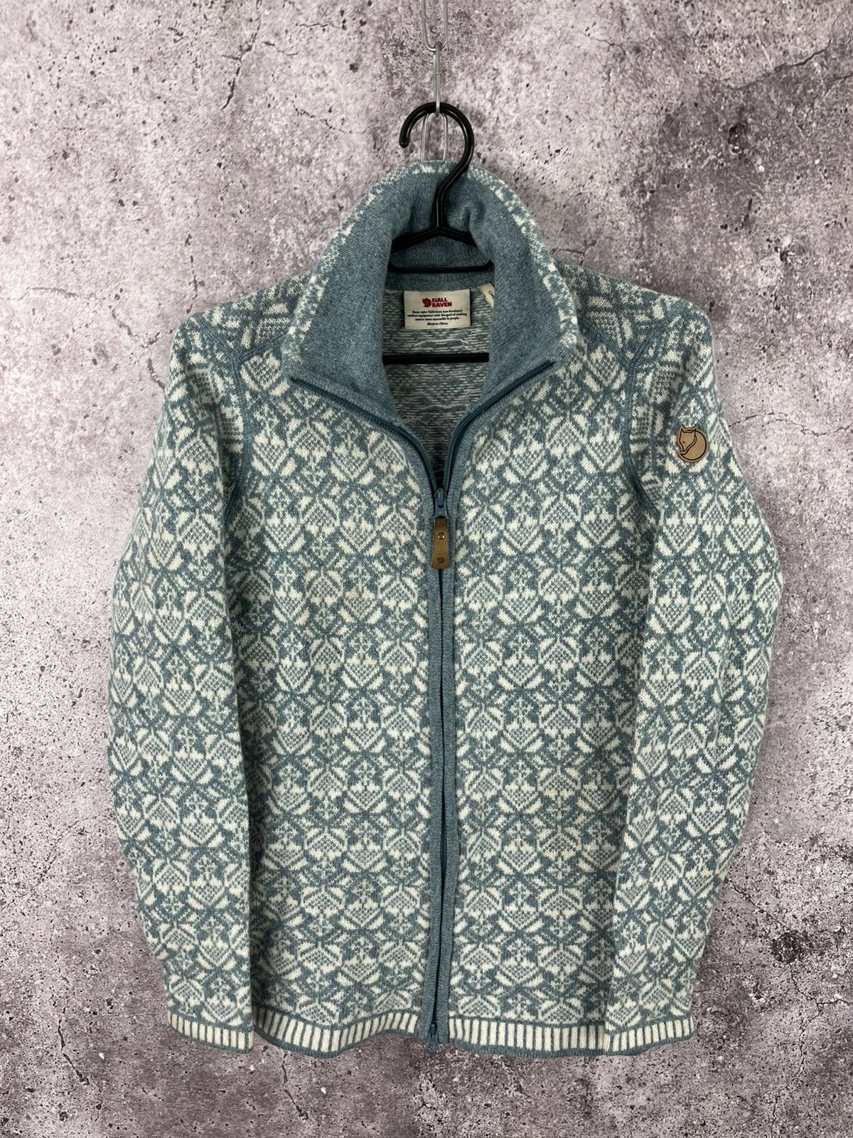 Fjallraven Fjallraven Woman’s Snow Cardigan Zip Wool Jacket Size M Size M / US 6-8 / IT 42-44 - 1 Thumbnail