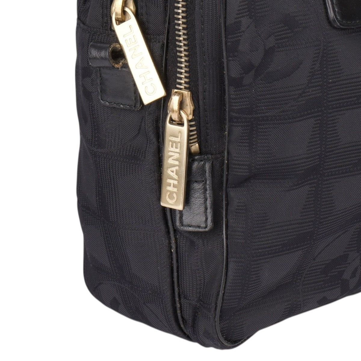 Chanel Chanel Mini Travel Line Handbag – Black Size ONE SIZE - 4 Thumbnail