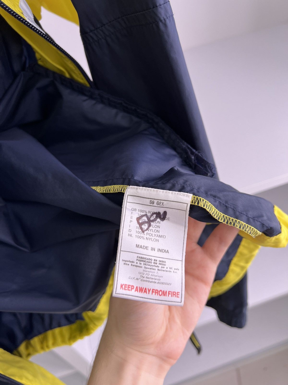 Nike × Vintage Vintage Nike swoosh track jacket drill streetwear y2k Size US M / EU 48-50 / 2 - 9 Thumbnail