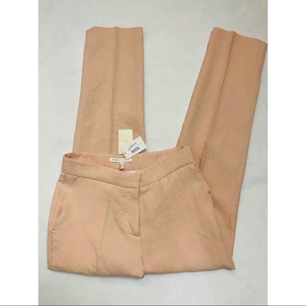Maje NWT New $295 Maje Pasile Straight Pants Dust Rose Size 34 Size 26" / US 2 / IT 38 - 6 Thumbnail