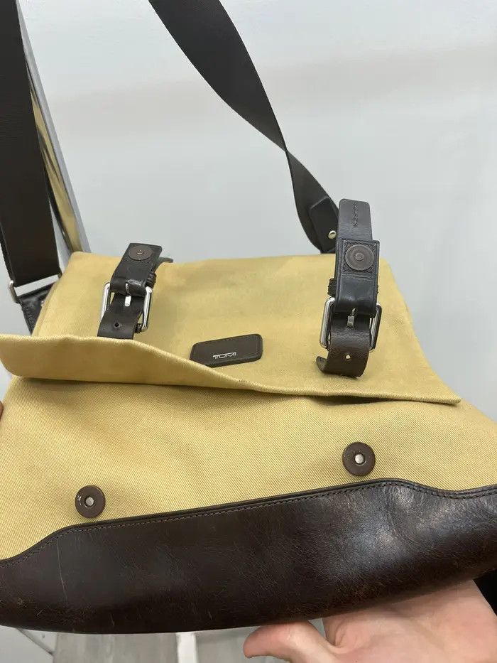Tumi Tumi Cotton Leather Shoulder Bag Size ONE SIZE - 5 Thumbnail