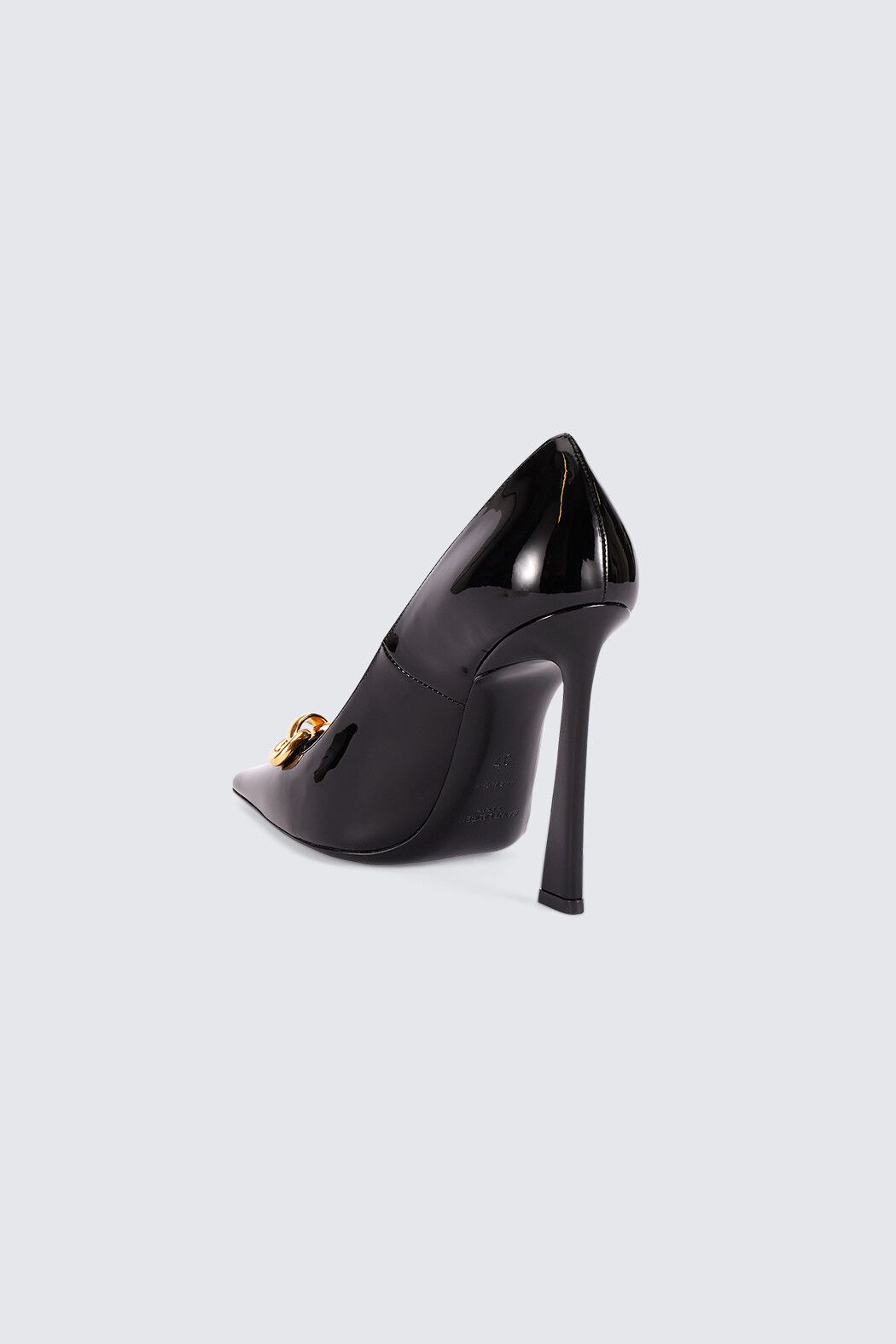 Saint Laurent Paris o1b1hav111224 Severine Pumps in Patent Leather in Black Size US 11 / IT 41 - 3 Thumbnail