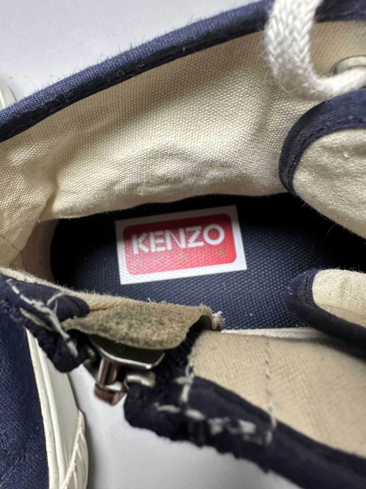 Kenzo Kenzo Boke Flower Embroidered High-Top Sneakers Size US 8 / EU 41 - 10 Thumbnail