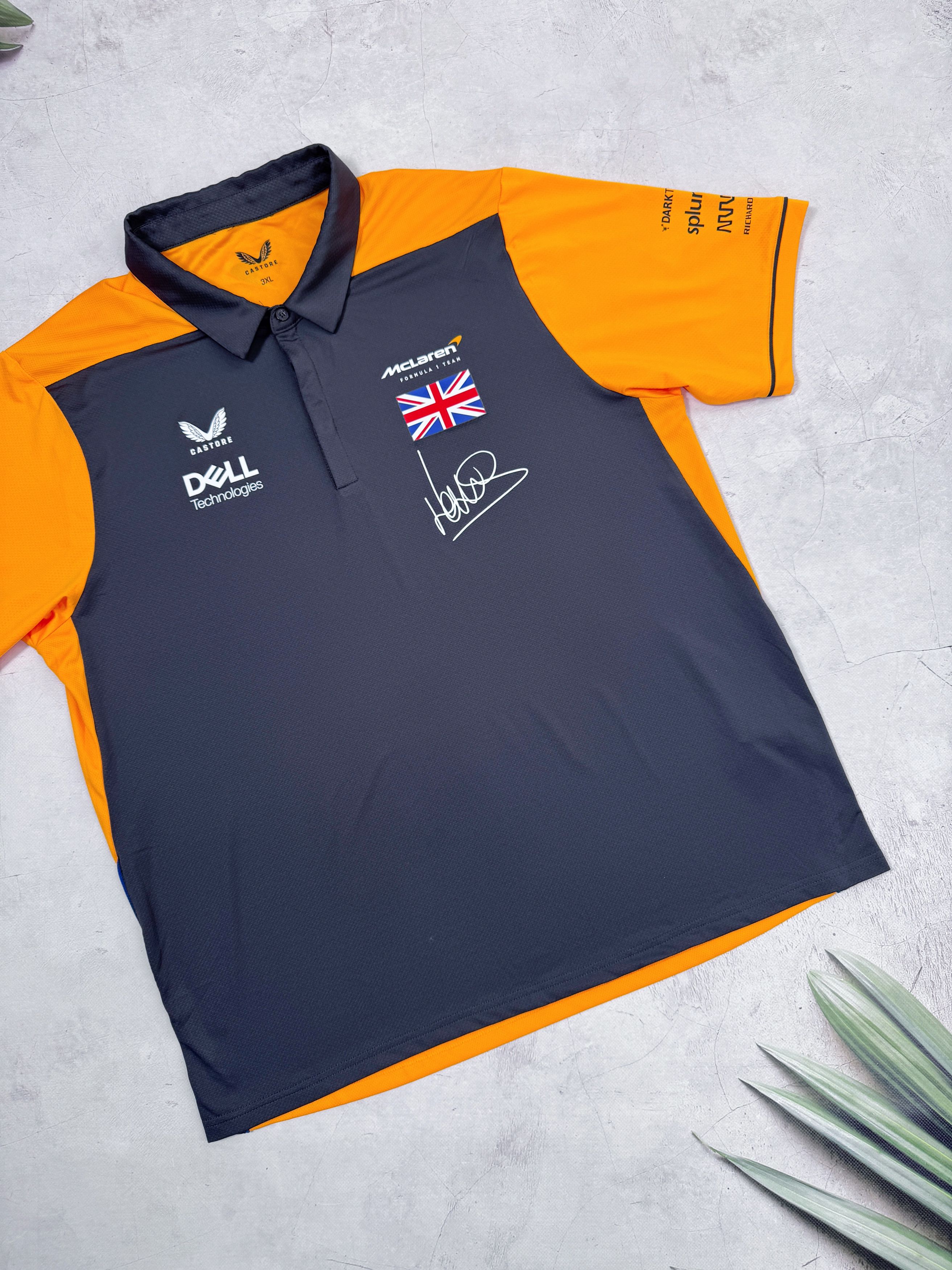 Formula 1 McLaren F1 Racing Team Polo T-Shirt #4 Norris by Castore Size US XL / EU 56 / 4 - 4 Thumbnail