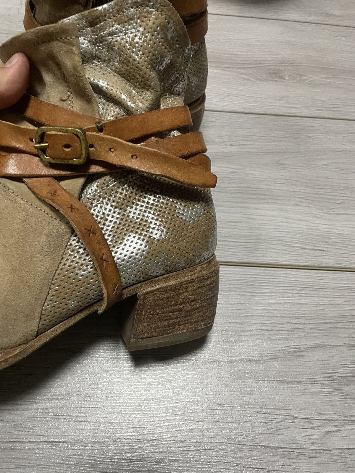 A.S.98 AS98 Airstep leather suedeengineered boots zip belts python Size US 10 / IT 40 - 6 Thumbnail