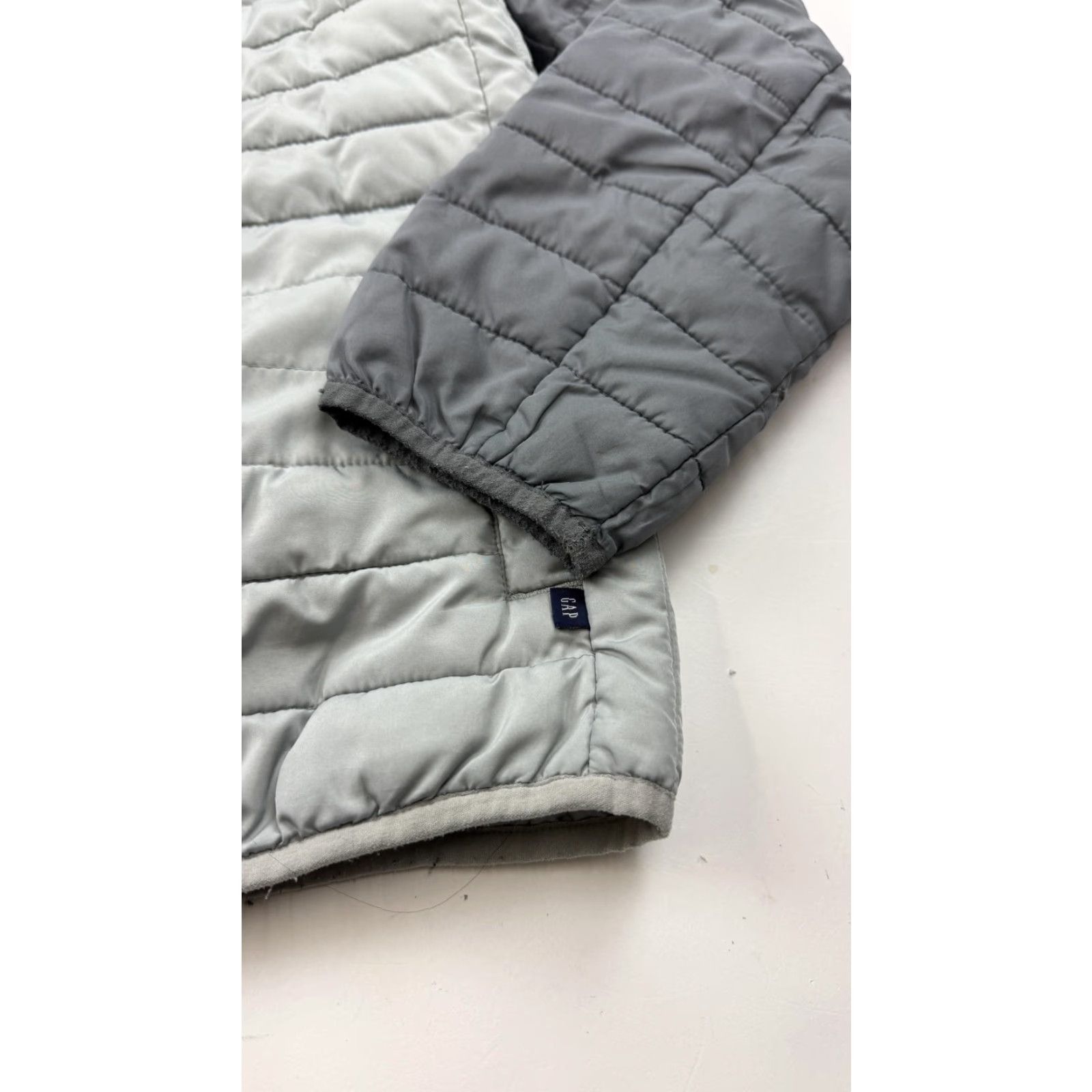 Gap Gap Jacket Mens Medium Gray Quilted Puffer Water Resistant ColdControl Size US M / EU 48-50 / 2 - 5 Thumbnail