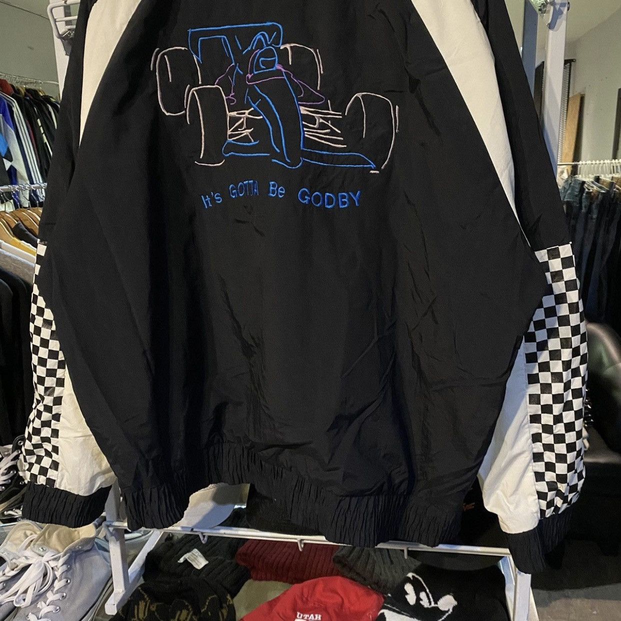 Vintage VINTAGE TEAM GODBY GRAND PRIX RACING MADE IN USA JACKETS Size US XL / EU 56 / 4 - 4 Thumbnail
