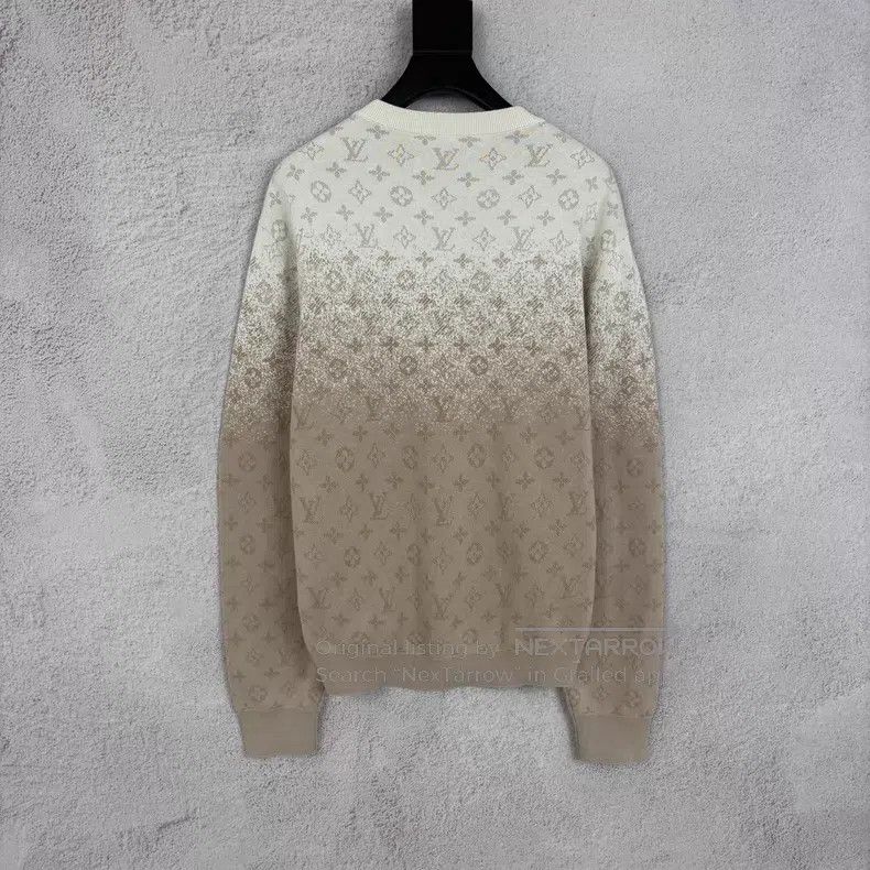 Louis Vuitton Louis Vuitton 26 new khaki full print gradient knit sweate Size US XS / EU 42 / 0 - 2 Thumbnail
