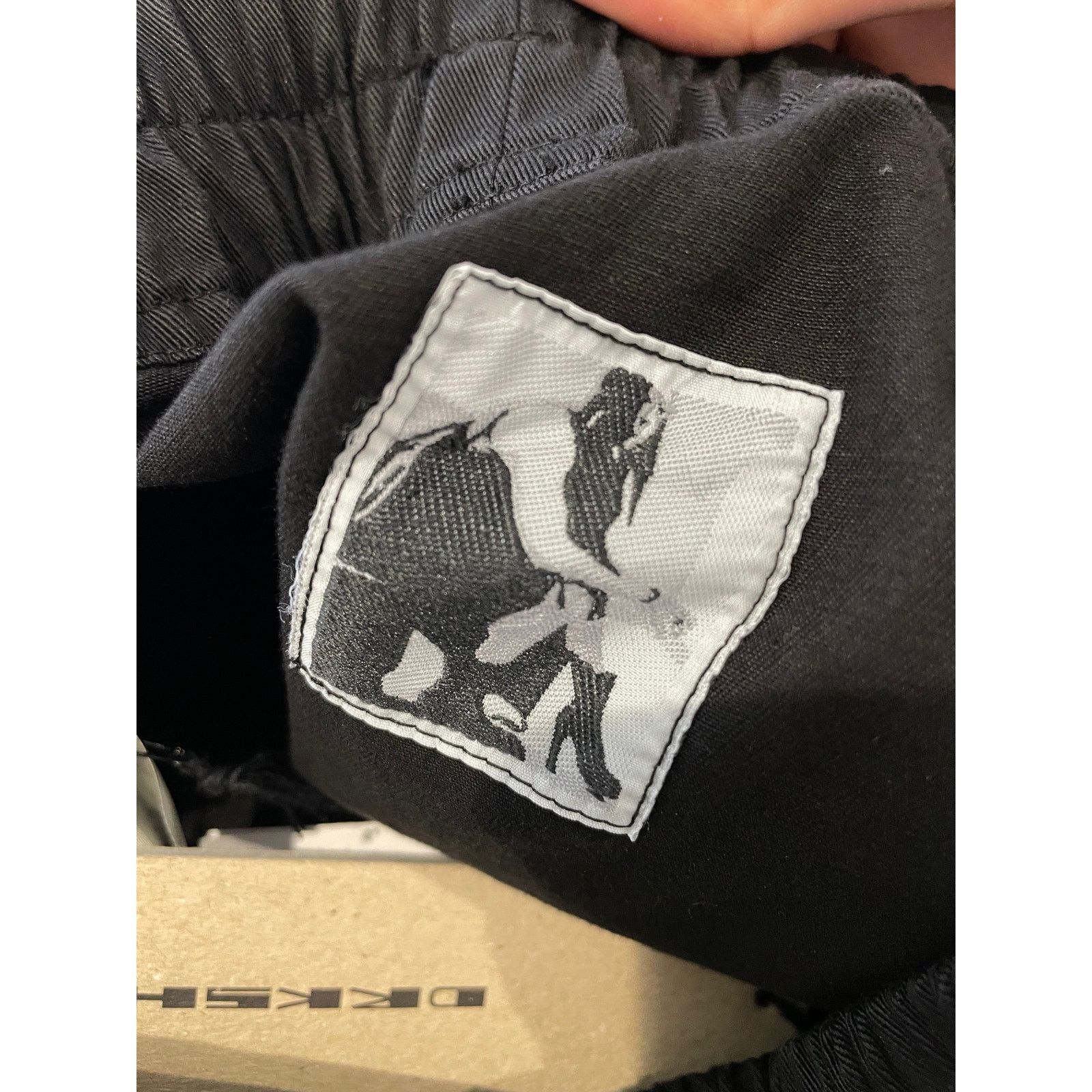 Rick Owens Rick Owens Black Cargo Creatch Dropped Pants Size US 32 / EU 48 - 4 Thumbnail