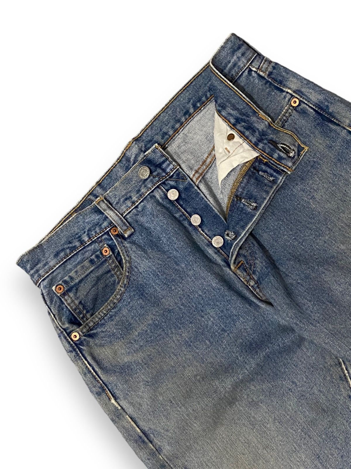 Japanese Brand × Levi's Vintage Levis Strauss Japan 501 Button 4996 Distressed h' Size US 29 - 8 Thumbnail