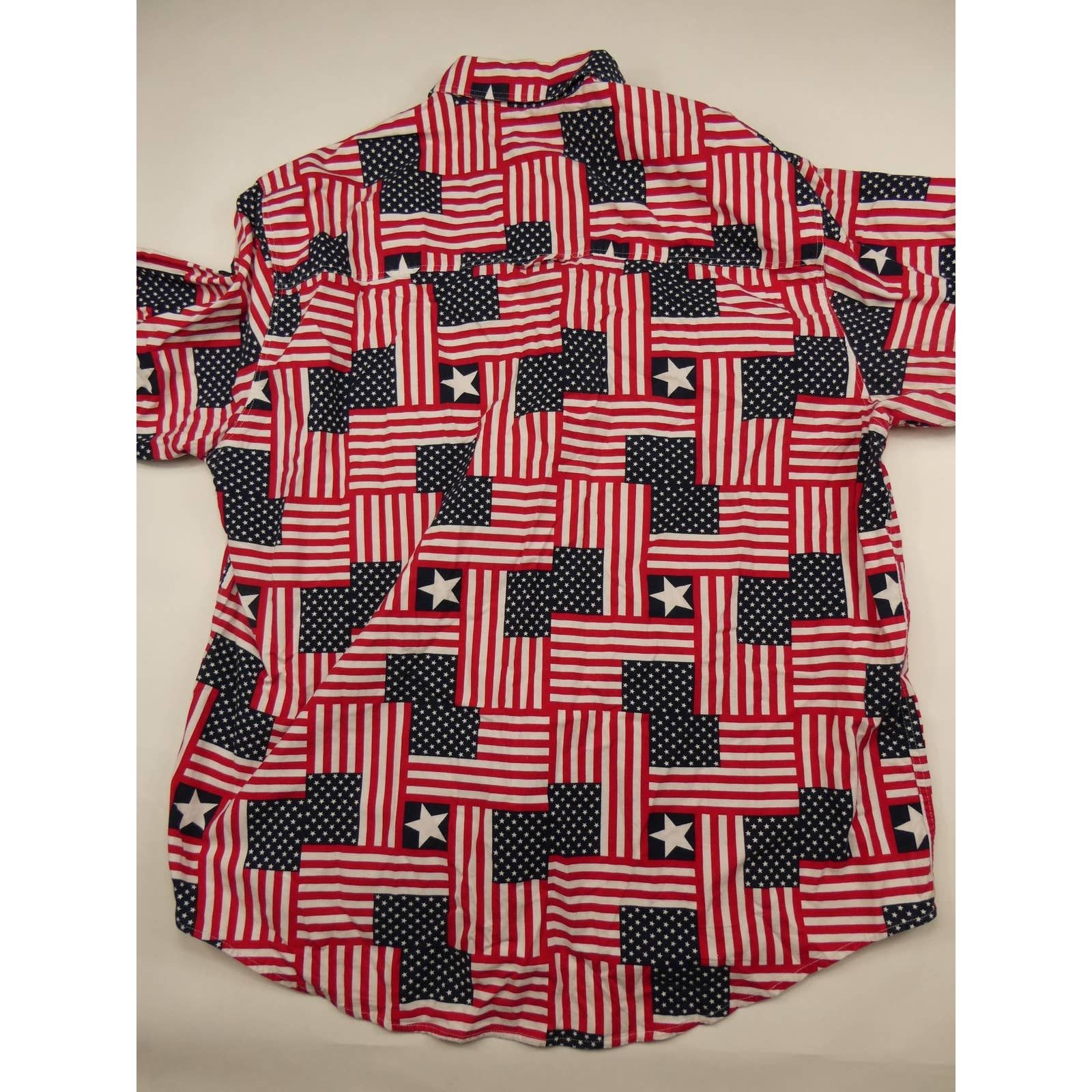 Ivy Crew Ivy Crew all over print American Flag short sleeve shirt XXL Size US XXL / EU 58 / 5 - 2 Thumbnail