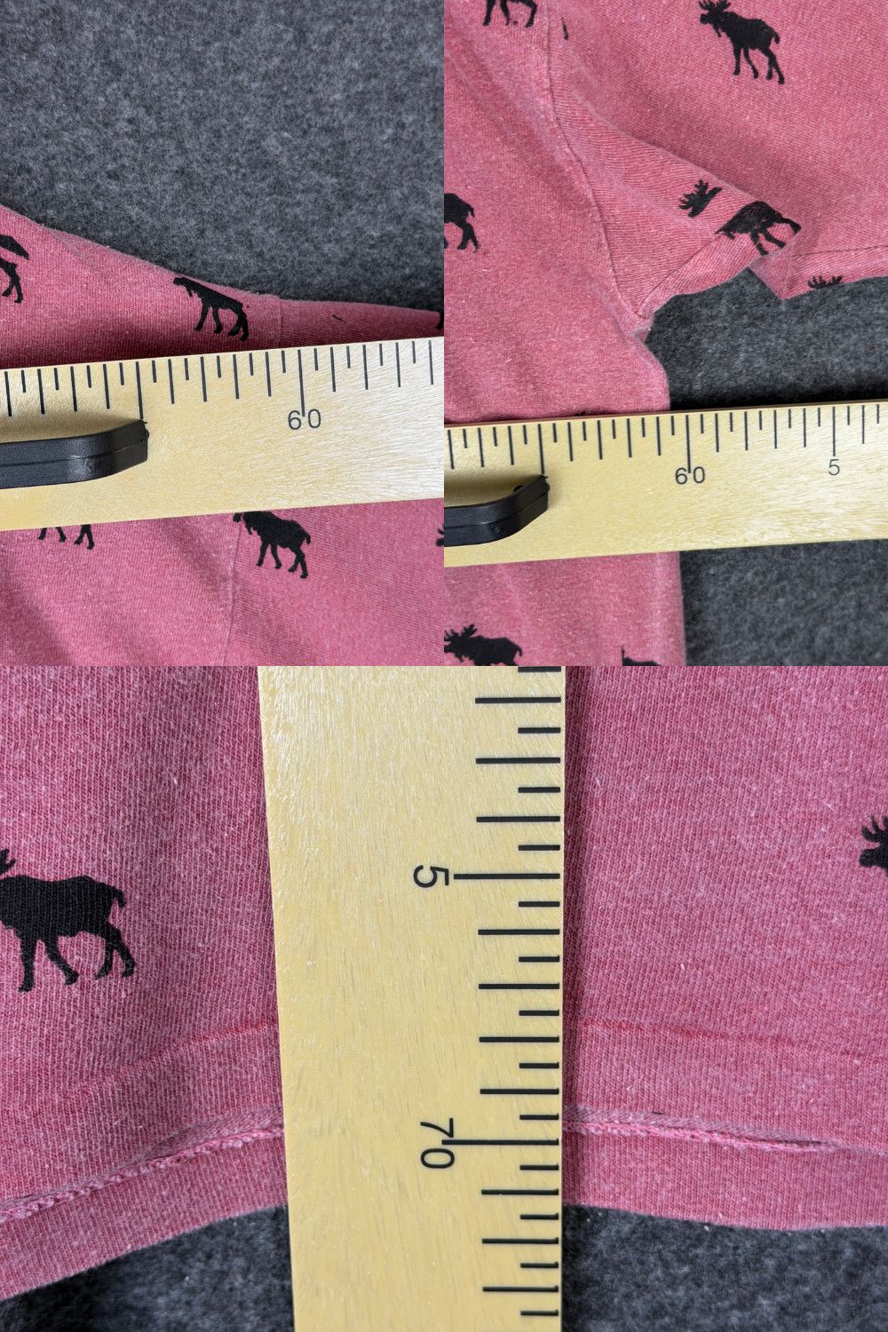 Vintage Vintage 90s Alaska Moose All Over Print T-Shirt USA Single Size US L / EU 52-54 / 3 - 10 Thumbnail
