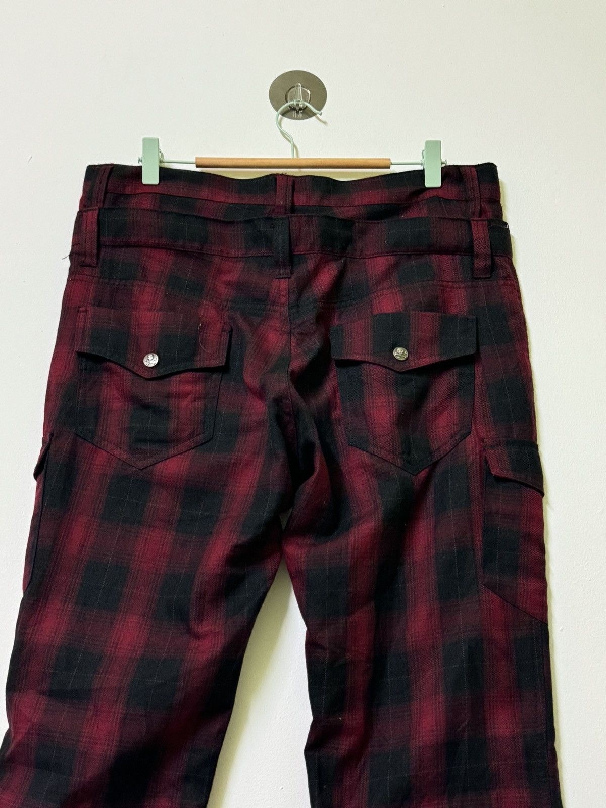Hysteric Glamour × If Six Was Nine × Japanese Brand VINTAGE PLAID TARTAN DOUBLE FOCUS STACKED PANT Size US 34 / EU 50 - 10 Thumbnail