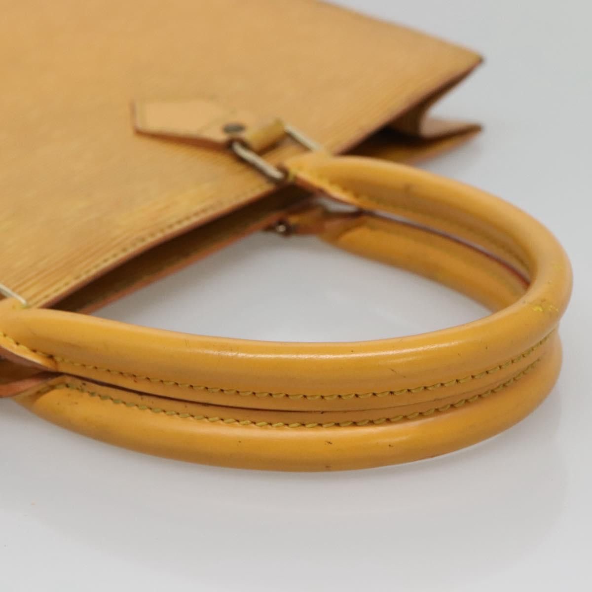 Louis Vuitton LOUIS VUITTON Epi Sac Plat Hand Bag Yellow M52079 Size ONE SIZE - 7 Thumbnail