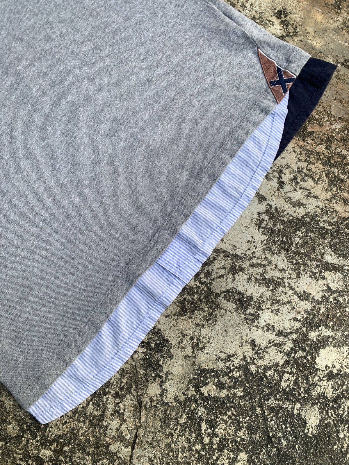 Napapijri Napapijri Norway Grey Flag Logo Mix Naval Unique Tee Size US L / EU 52-54 / 3 - 5 Thumbnail