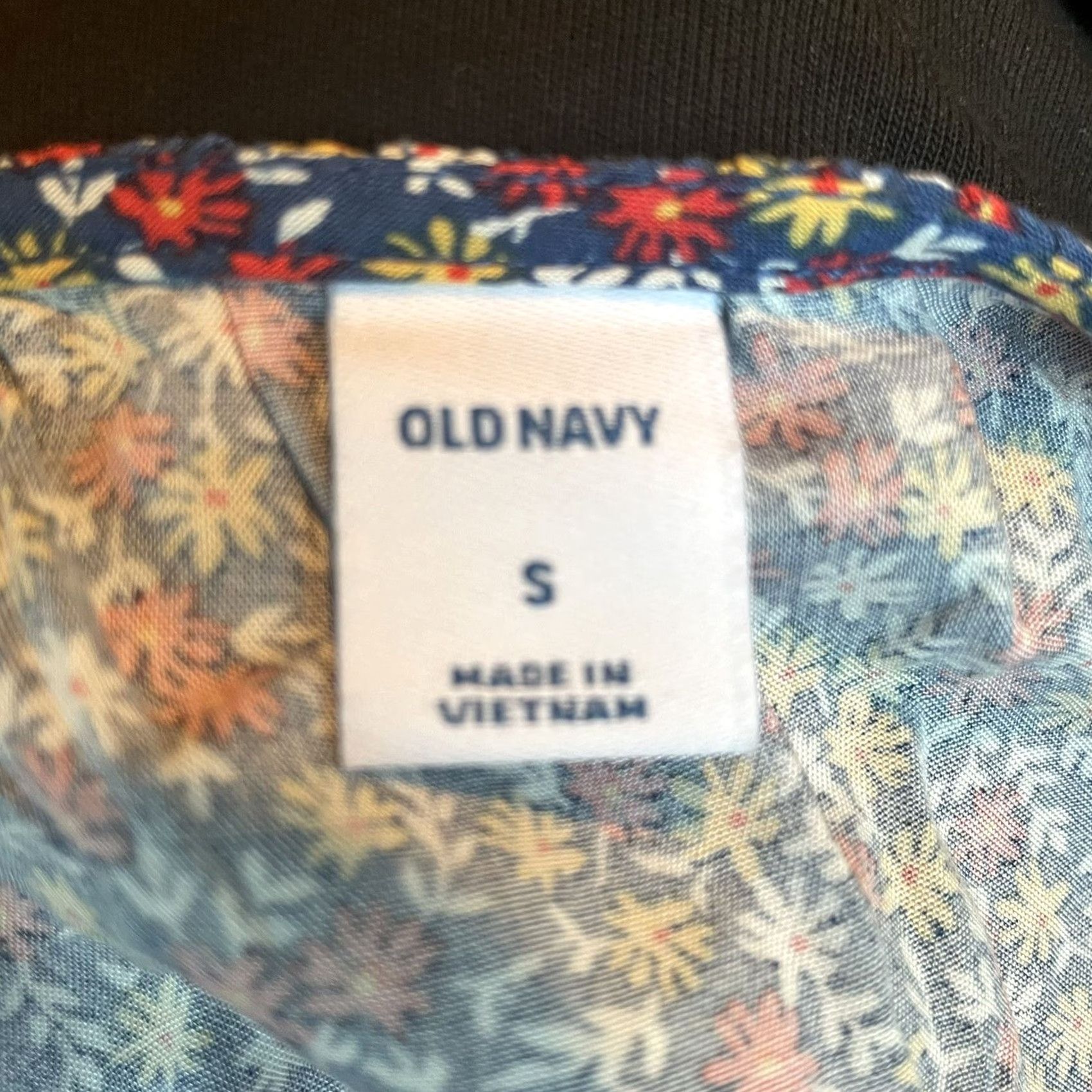 Old Navy VINTAGE Old Navy Women’s Dress Sleeveless Floral Pattern NWT Blue Wide Neck Knee Length Yarn Rayon Size S Summer Casual Mens? Size S / US 4 / IT 40 - 6 Thumbnail
