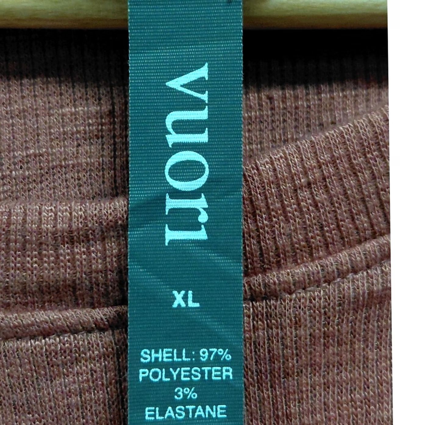 Vuori Vuori Long Sleeve Top Knit Brown Solid Women XL Size XL / US 12-14 / IT 48-50 - 4 Thumbnail