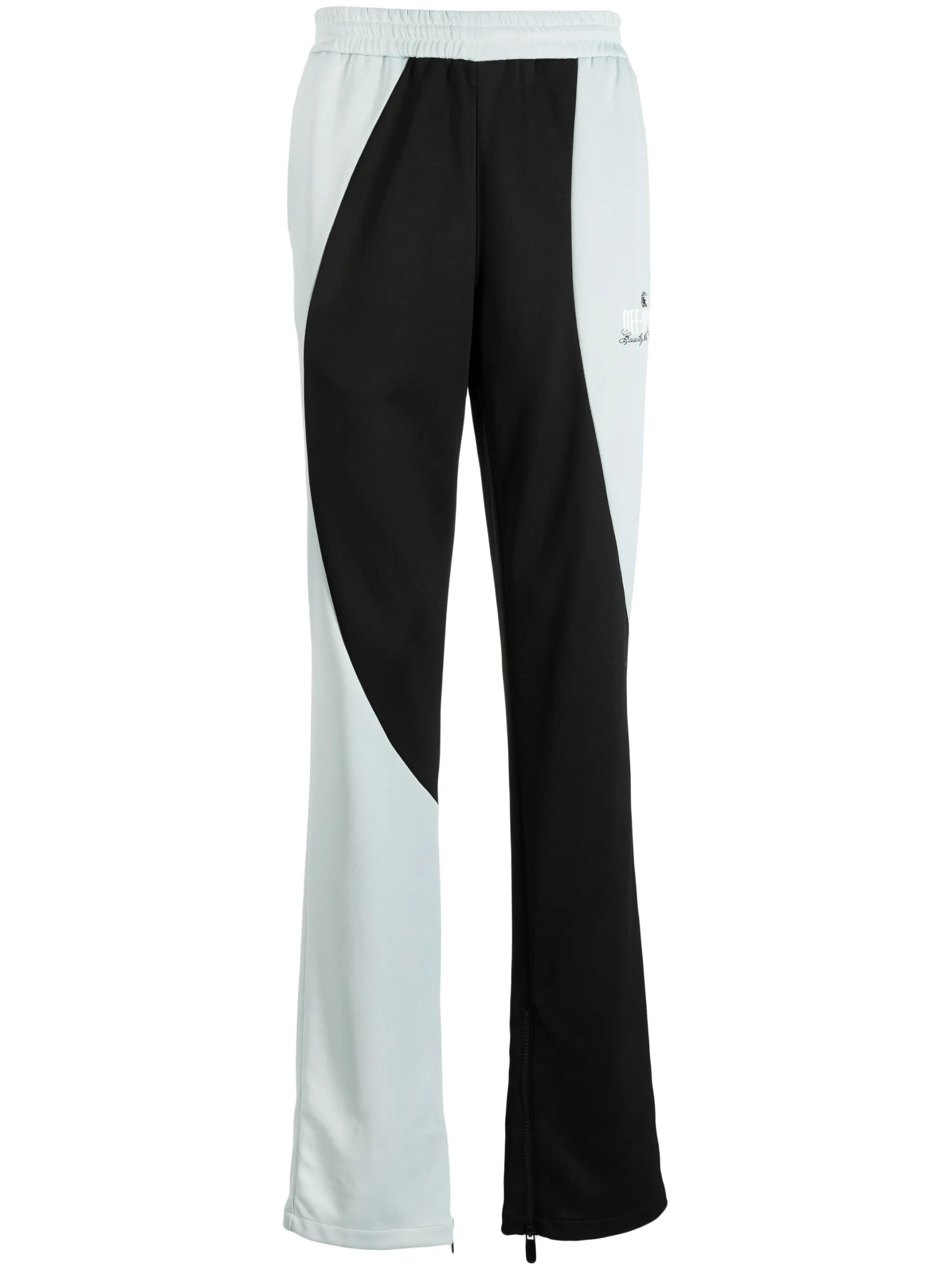 Off-White o1y0225 Logo Jogger & Sweatpant in Sky Blue/Black Size US 32 / EU 48 - 1 Thumbnail