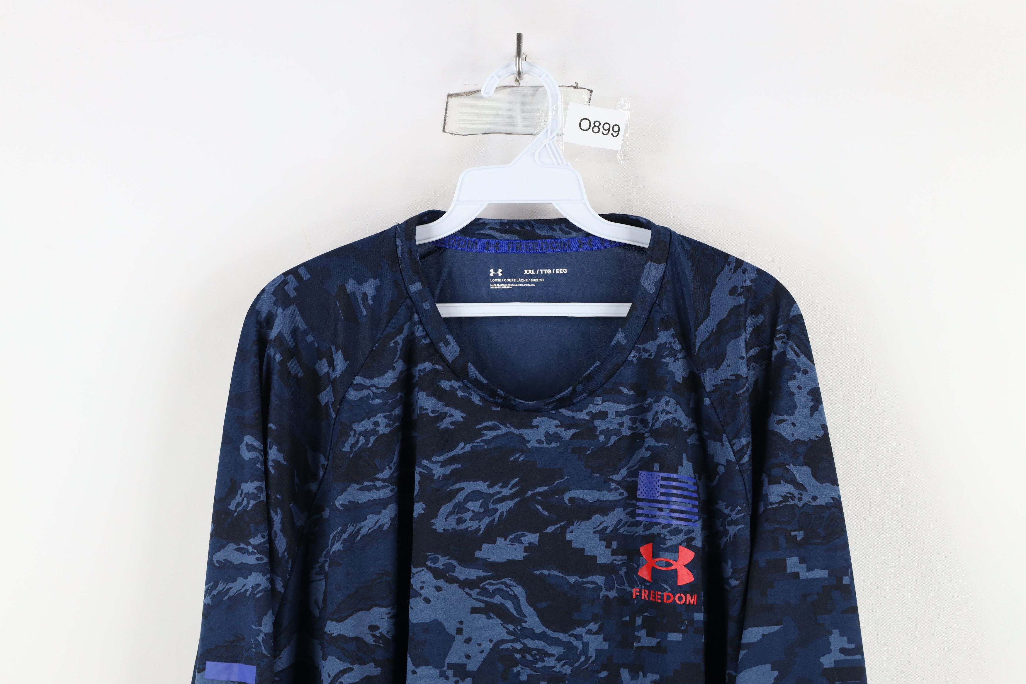 Under Armour × Vintage Under Armour Line Freedom Camouflage Long Sleeve T-Shirt Size US XXL / EU 58 / 5 - 2 Thumbnail