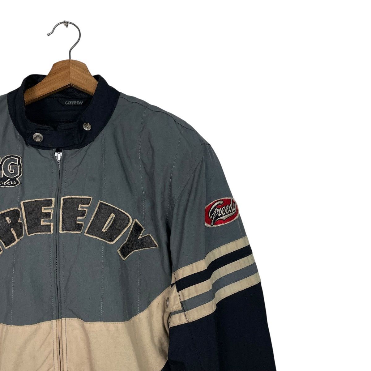 Japanese Brand Greedy Color Block Motorcycle Riding Jacket Size US M / EU 48-50 / 2 - 5 Thumbnail