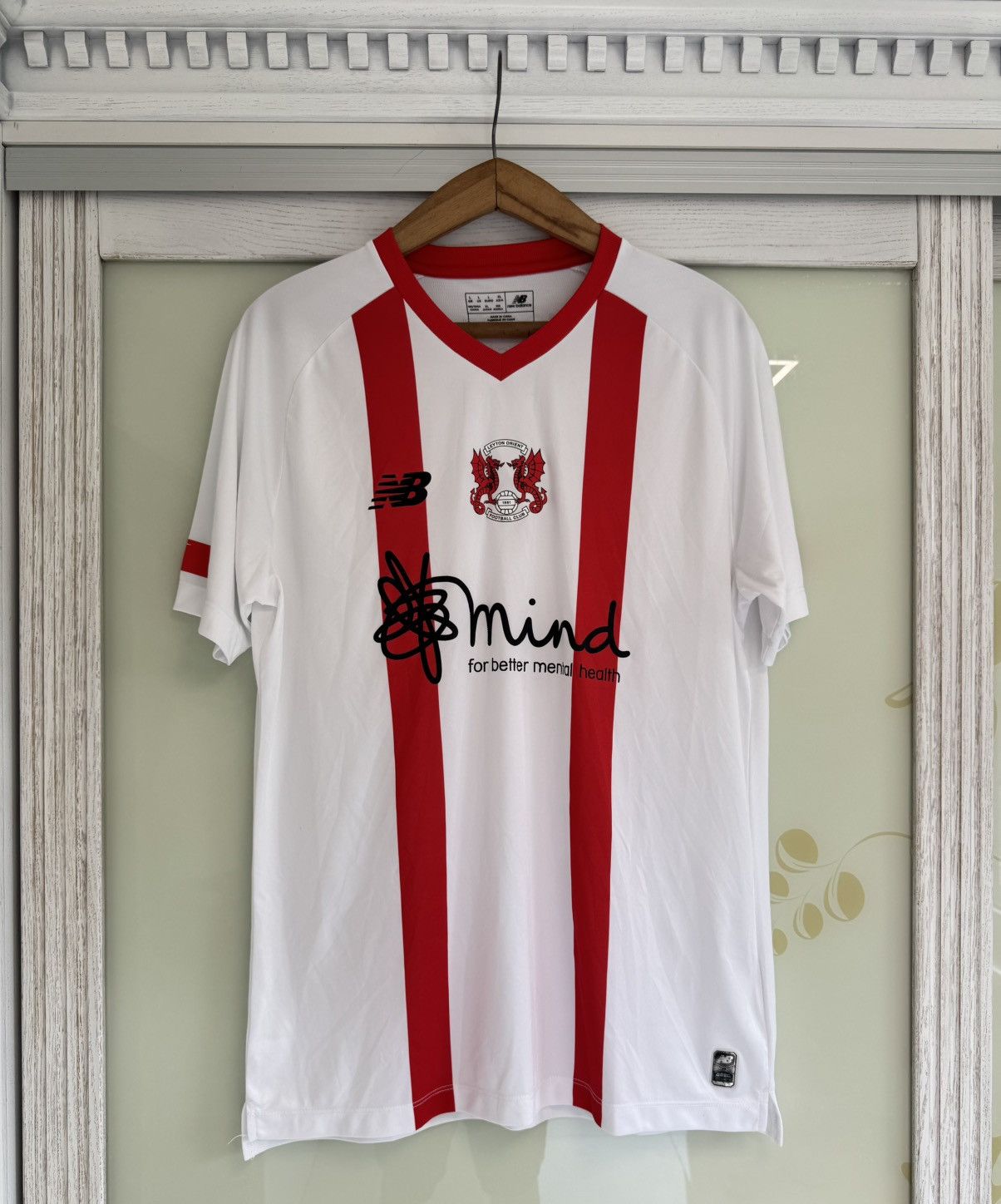New Balance Leyton Orient 2020-2021 Third Soccer Jersey Football Kit Size US L / EU 52-54 / 3 - 1 Thumbnail