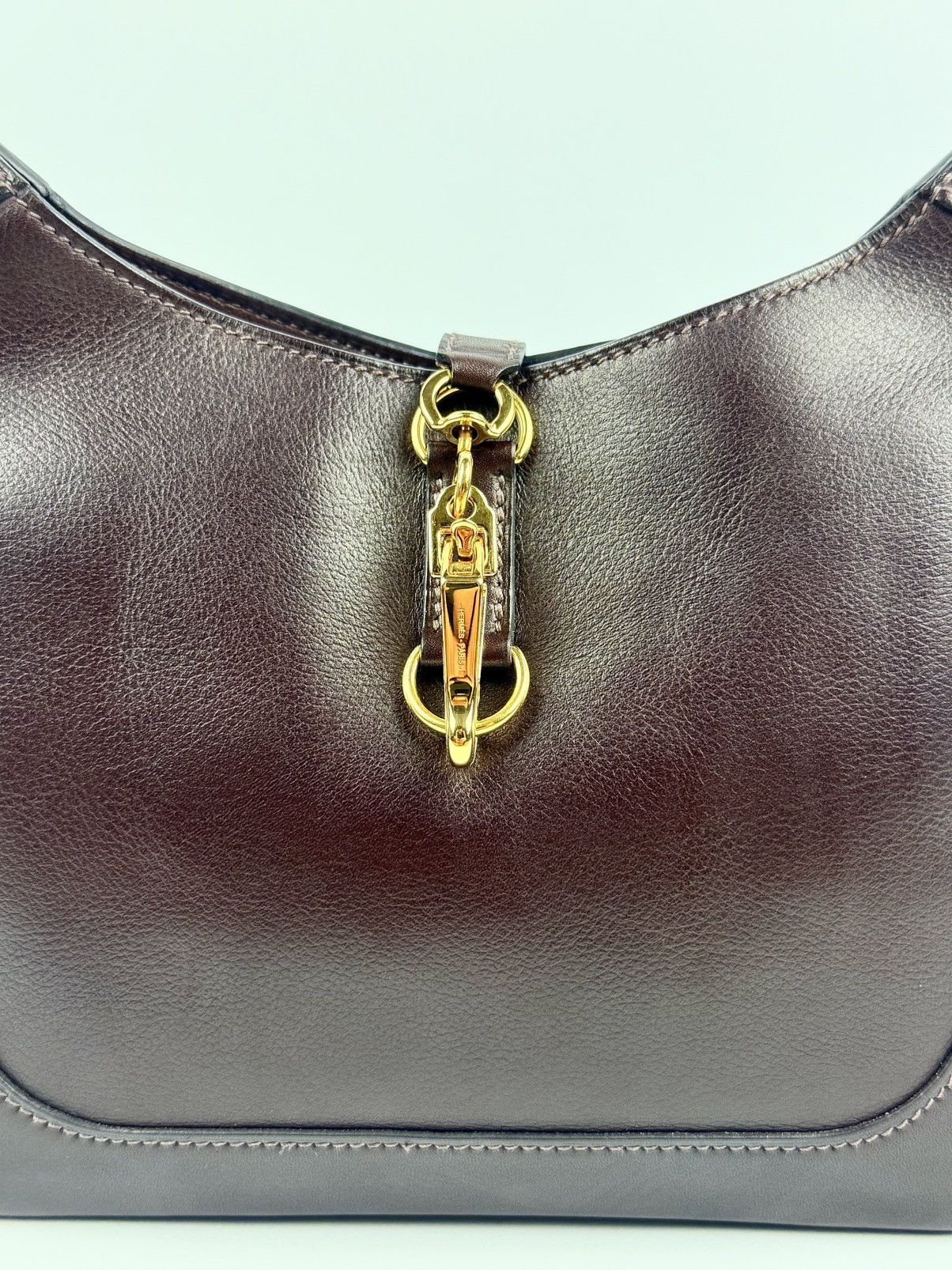 Hermes Hermes - 2020 - Evercolor - Brown & Gold - Trim Duo - 24 Size ONE SIZE - 6 Thumbnail
