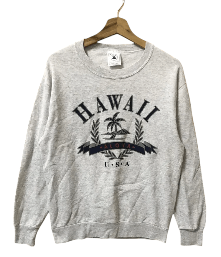 Delta Vintage 90's Hawaii U.S.A Sweatshirts Size US M / EU 48-50 / 2 - 1 Thumbnail