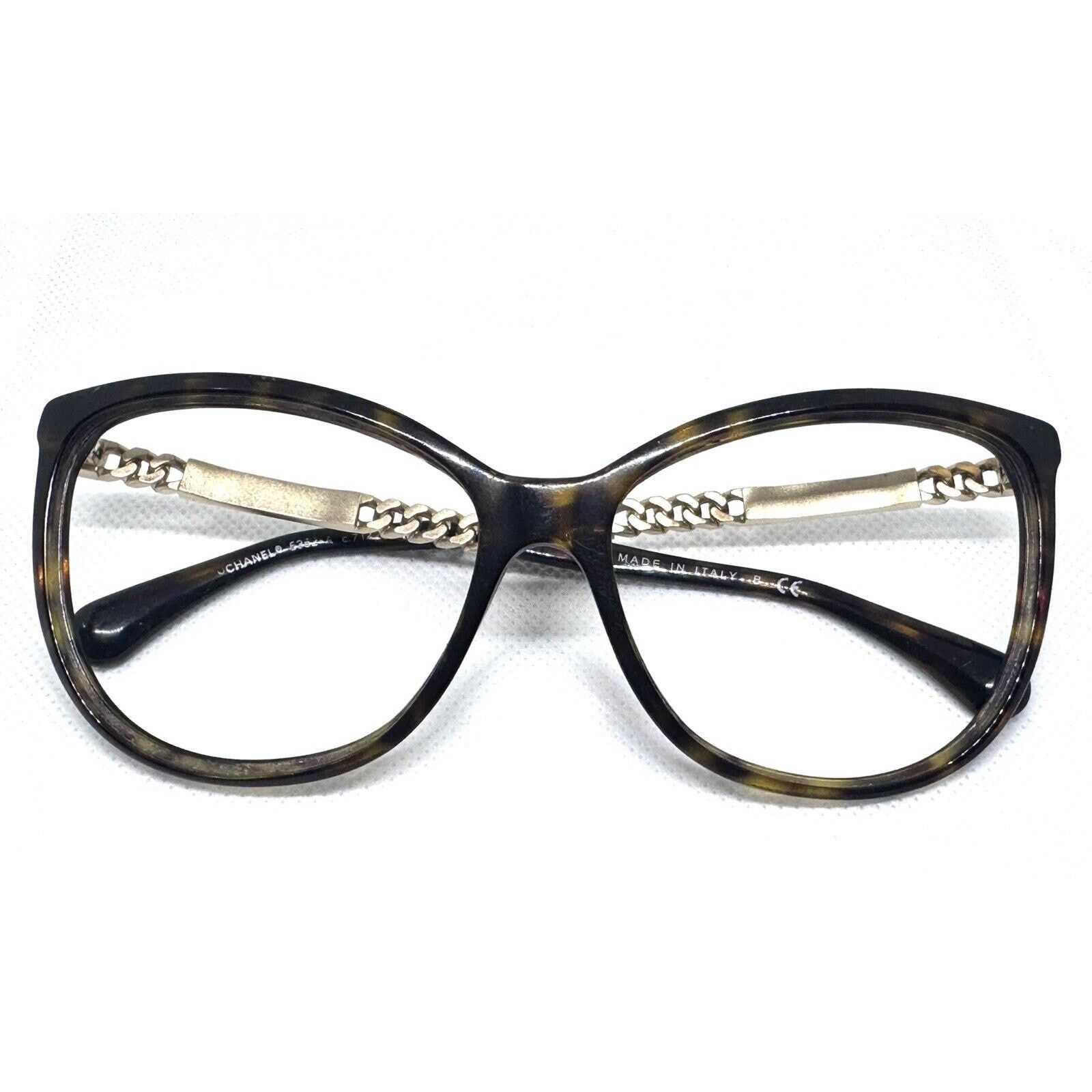 Chanel CHANEL 5352-A 714/S5 TORTOISE CHAIN ARMS EYEGLASSES 59-16 Size ONE SIZE - 5 Thumbnail