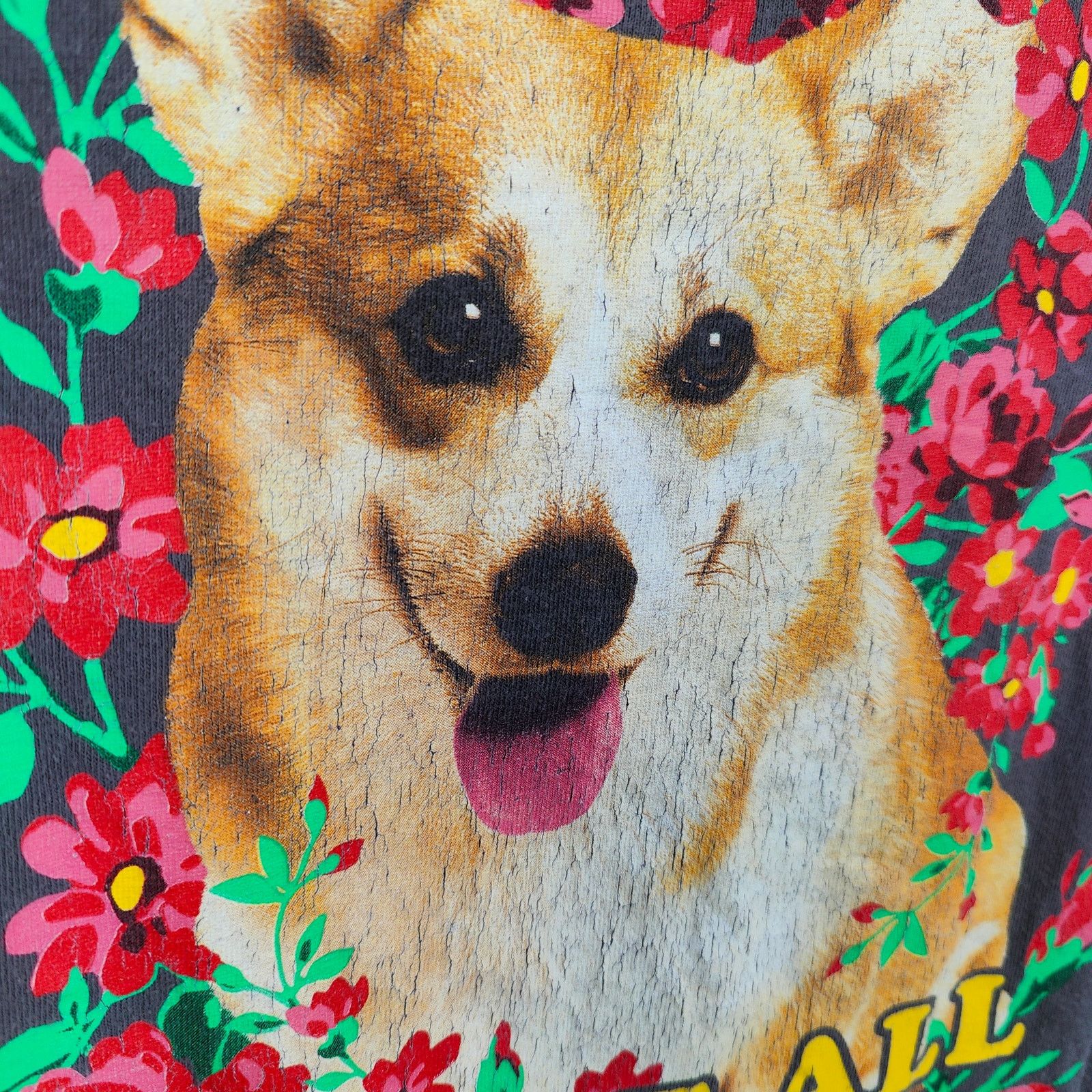 Other Corgi We're All Doomed Graphic T-Shirt Size Medium Gray Meme Size US M / EU 48-50 / 2 - 3 Thumbnail