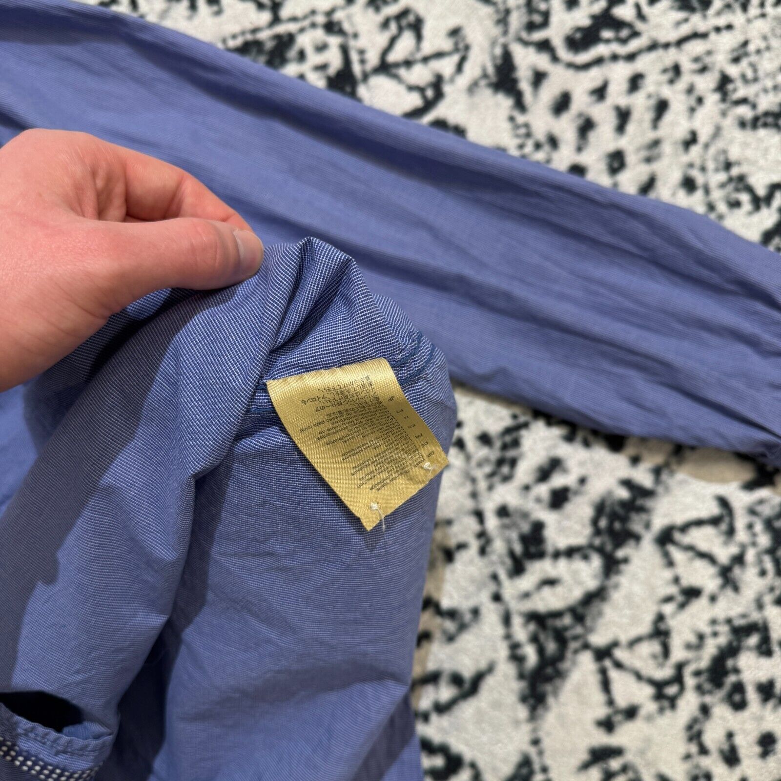 Scotch & Soda × Vintage Vintage Scotch Soda Unisex Blue Cotton Shirt Size L Y2K 90s Size US L / EU 52-54 / 3 - 10 Thumbnail