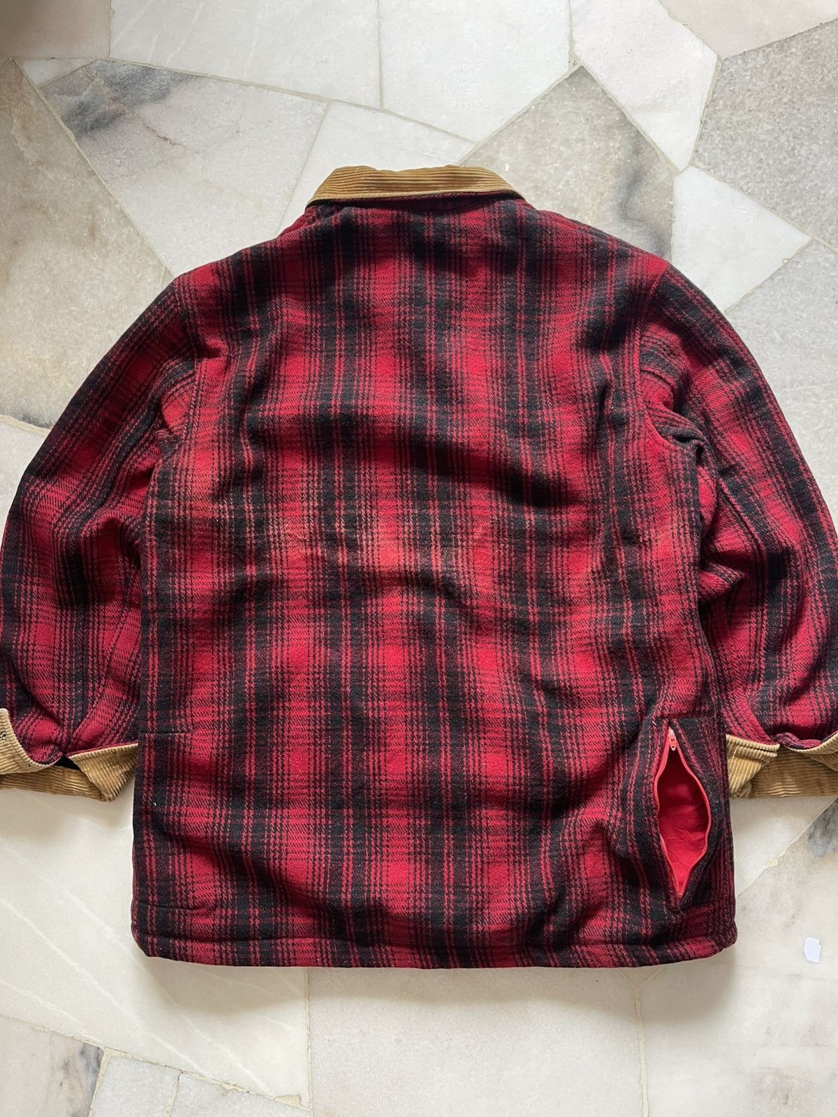 Polo Ralph Lauren 90s Polo Ralph Lauren Buffalo Plaid Heavy Wool Jacket 96 Size US L / EU 52-54 / 3 - 19 Thumbnail