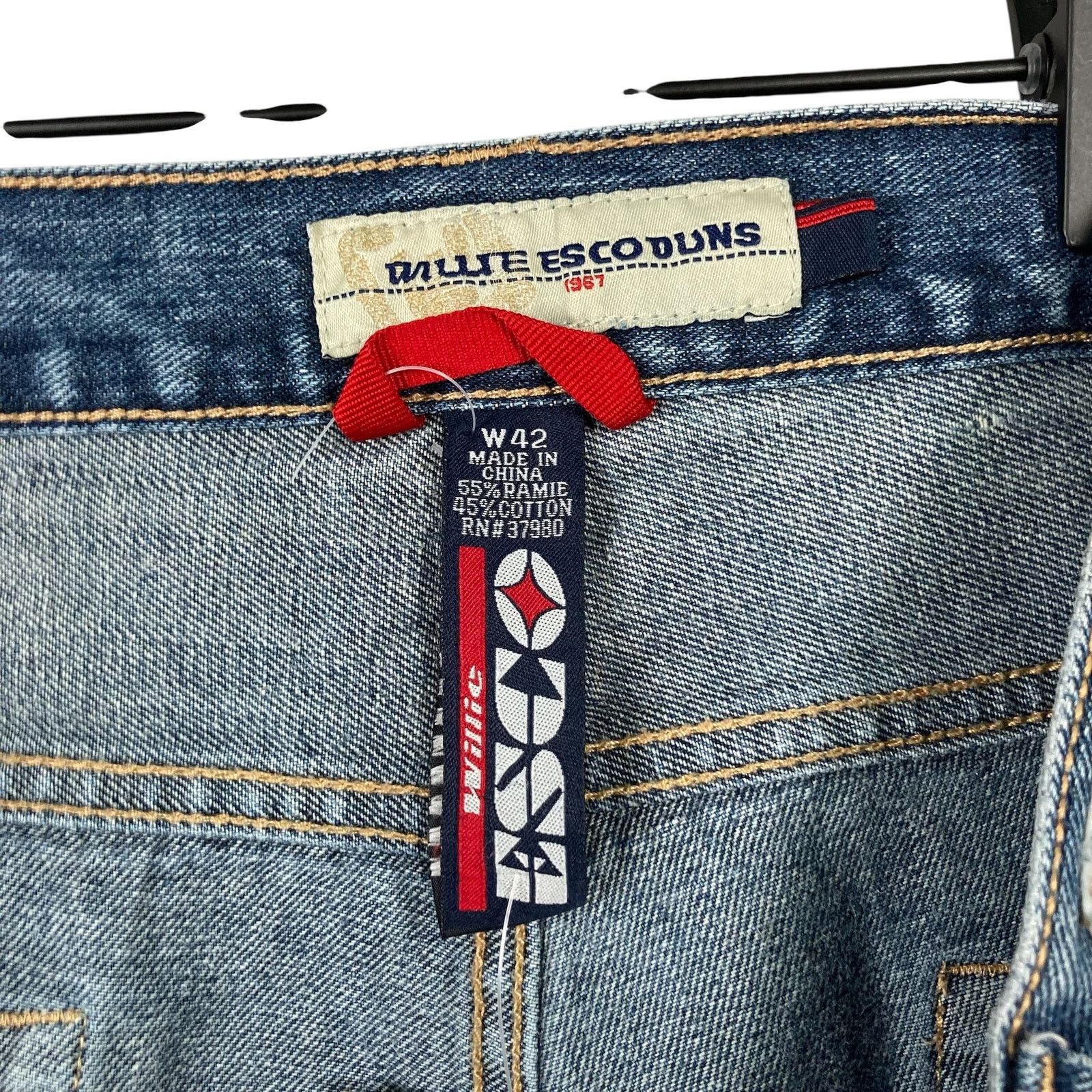 Vintage Vintage Willie Esco Denim Shorts 42 Size US 42 / EU 58 - 7 Thumbnail