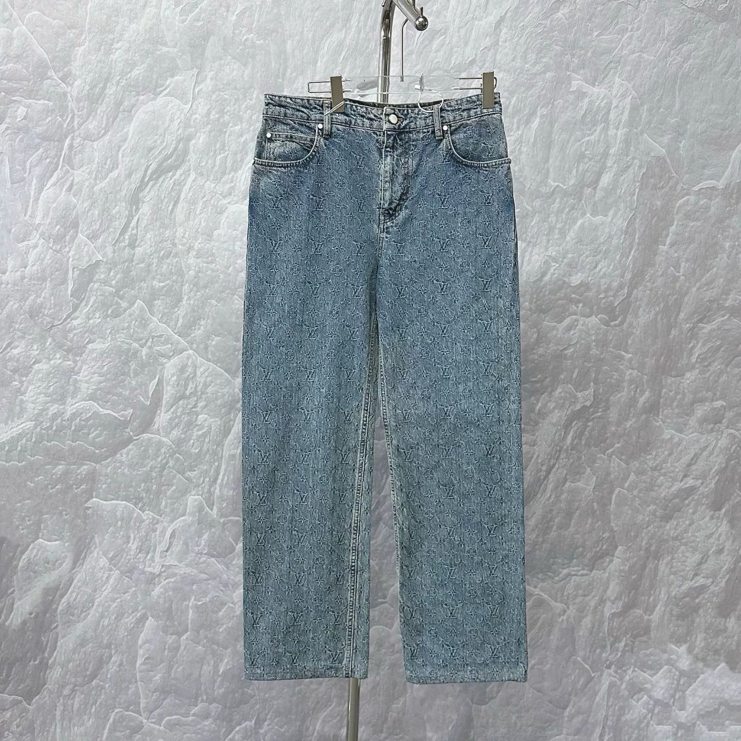 Louis Vuitton louis vuitton ss25 printed denim long pants Size US 29 - 1 Thumbnail